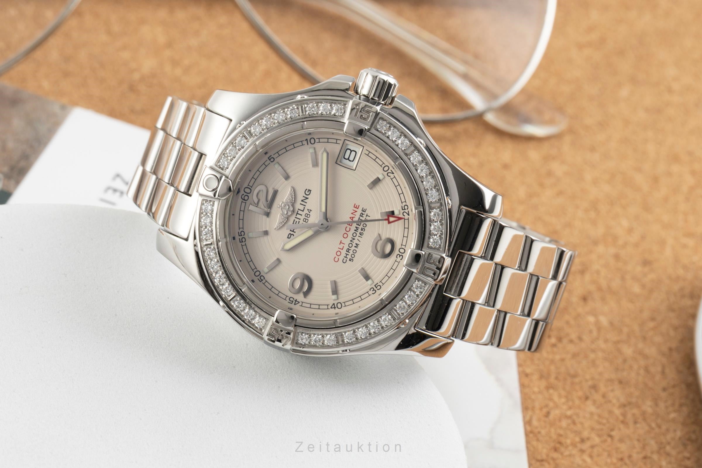 Breitling Colt Oceane steel quartz women's watch A77380  [2601436]