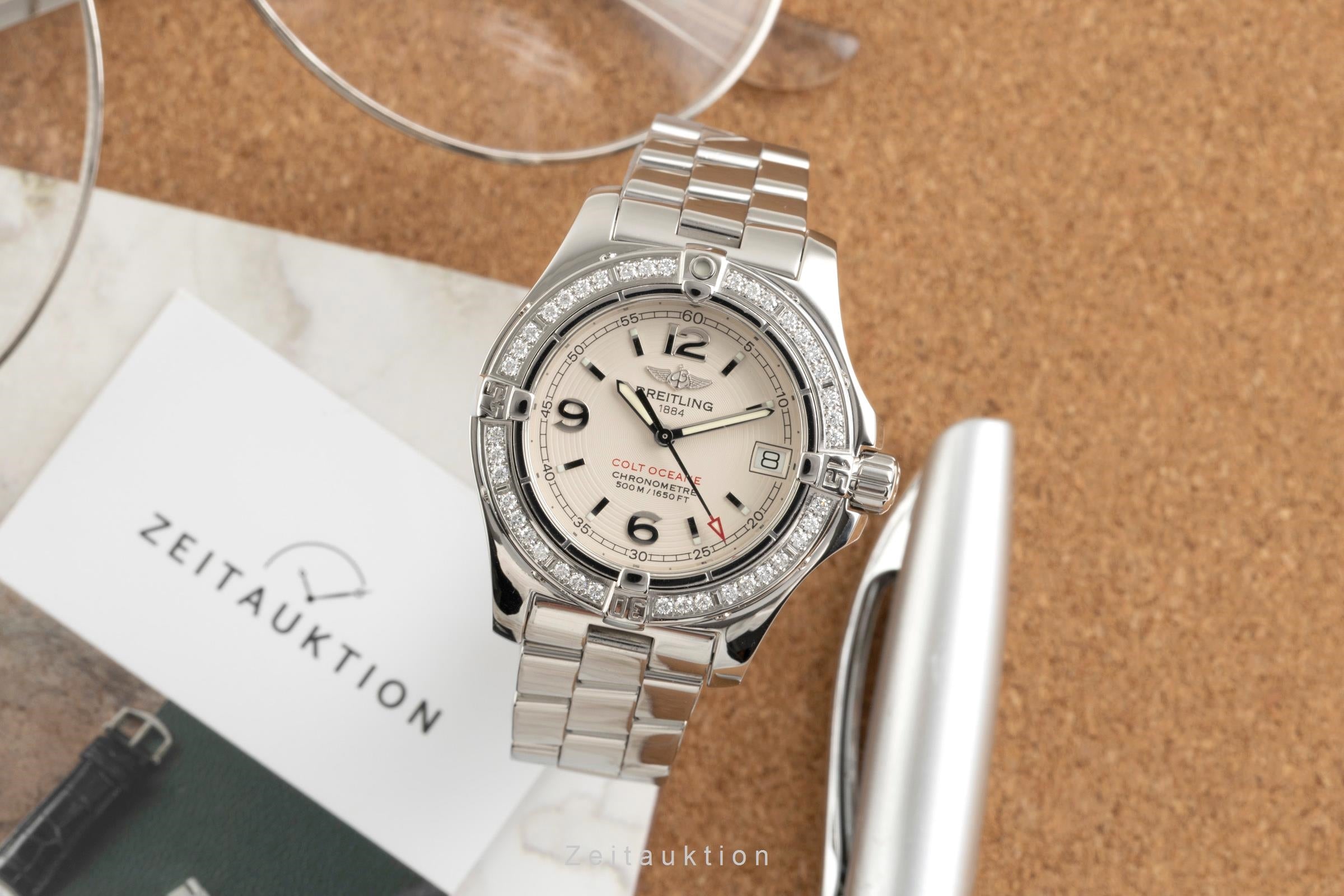 Breitling Colt Oceane steel quartz women's watch A77380  [2601436]