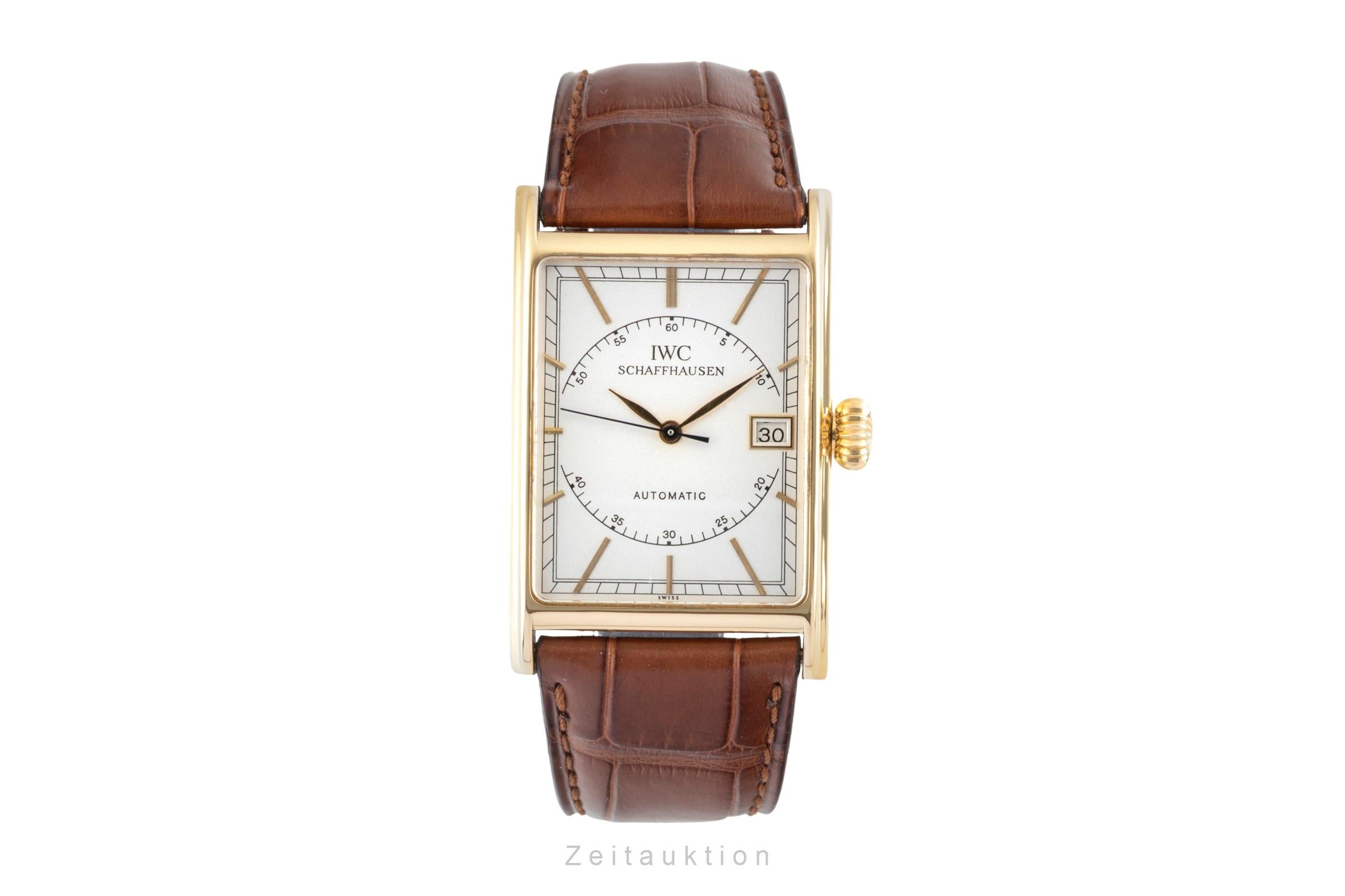 IWC Novocento 18k Gold Automatik Herrenuhr Ref. IW322601 Papiere 2006 [2601439]