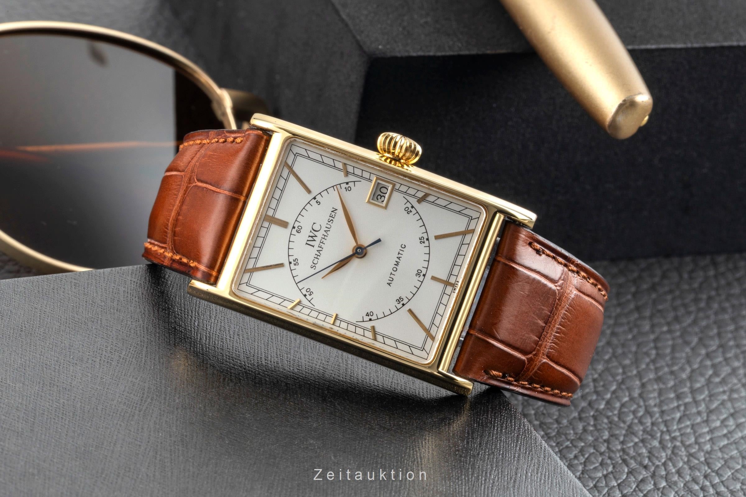 IWC Novocento 18k Gold Automatik Herrenuhr Ref. IW322601 Papiere 2006 [2601439]