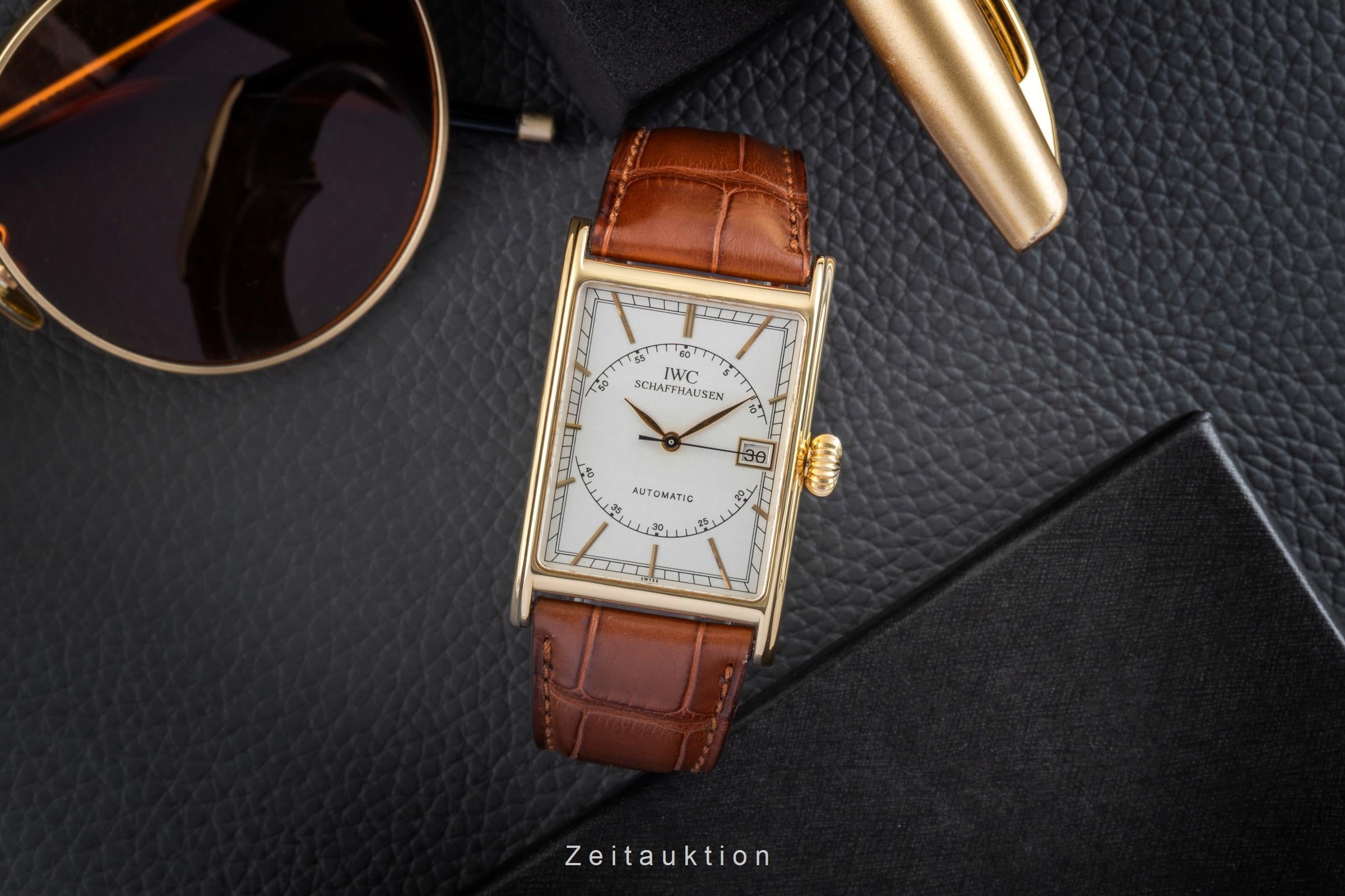 IWC Novocento 18k Gold Automatik Herrenuhr Ref. IW322601 Papiere 2006 [2601439]