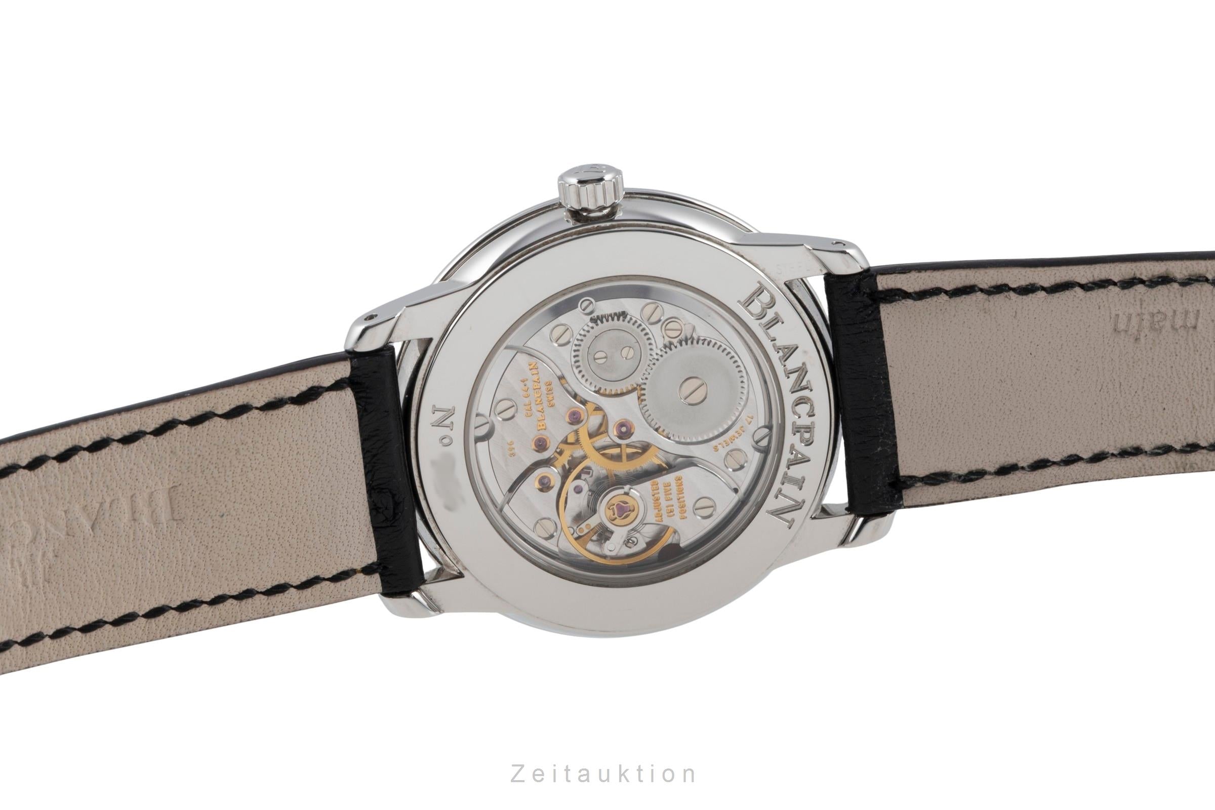 Blancpain Villeret acciaio carica manuale orologio da uomo 7002-1127-61  [2601441]