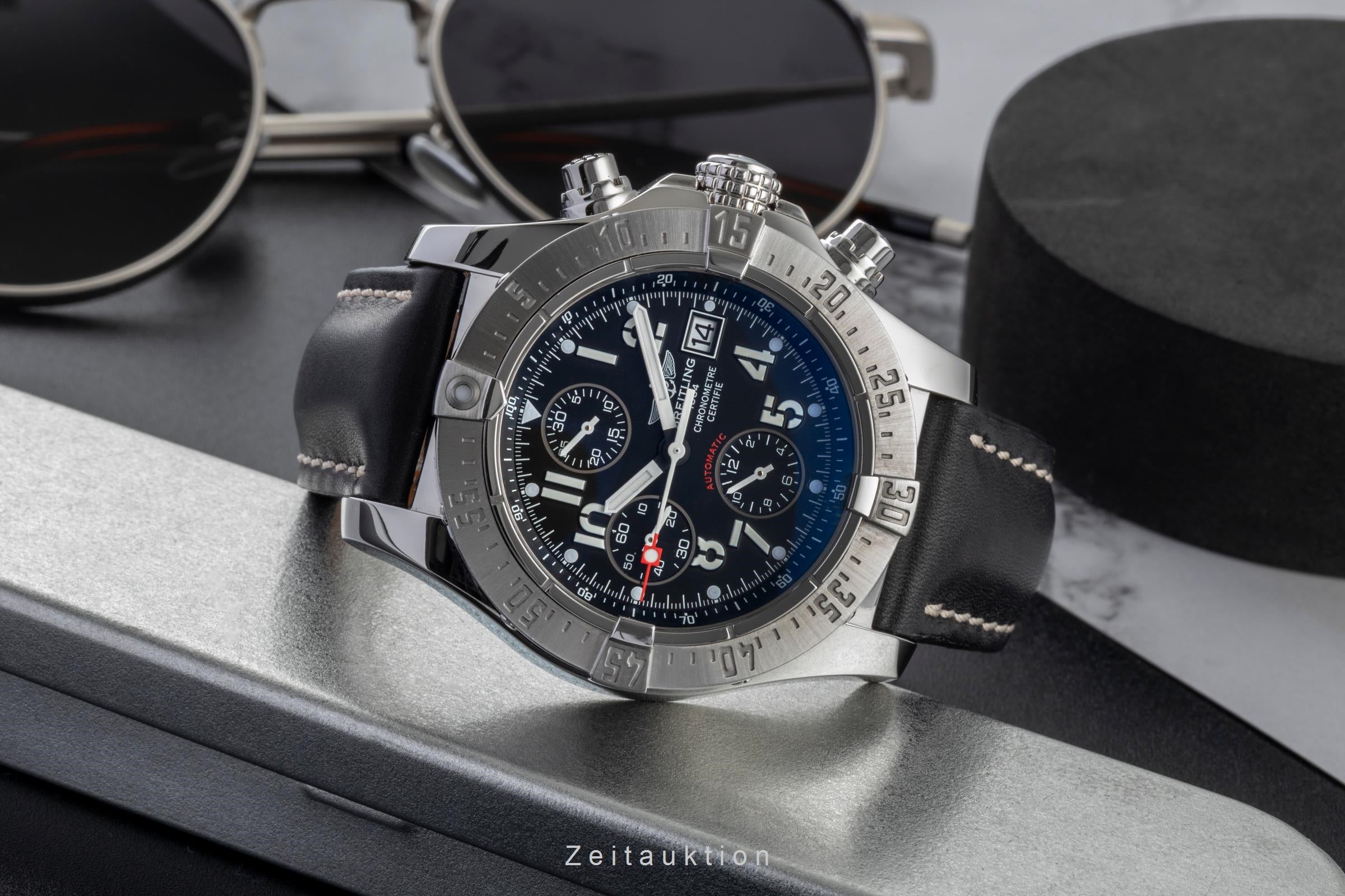 Breitling Avenger Skyland chronograph steel automatic Kal. B13 Ref
