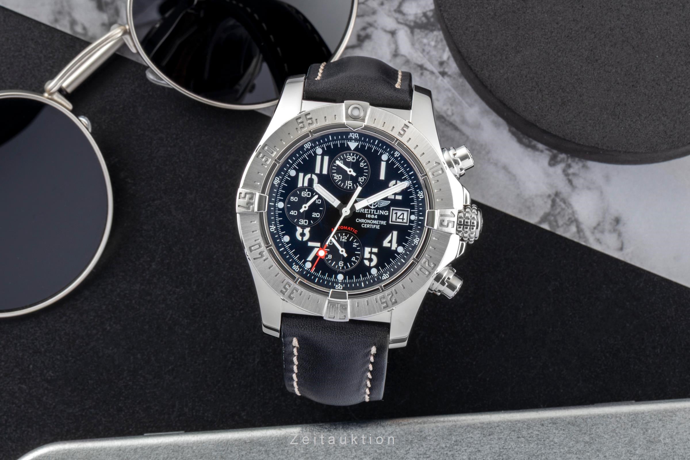 Breitling Avenger Skyland chronograph steel automatic men's watch A13380  [2601443]