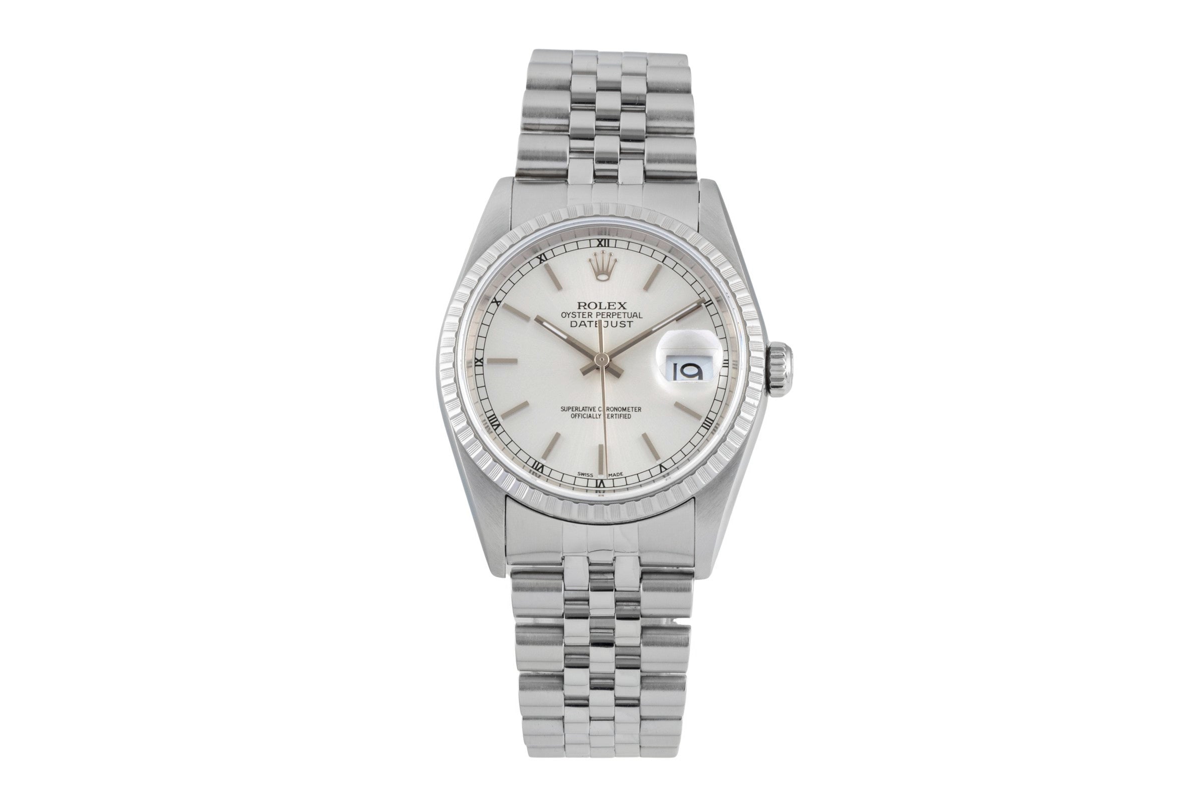 Rolex Datejust steel automatic men's watch 16220  [2601447]