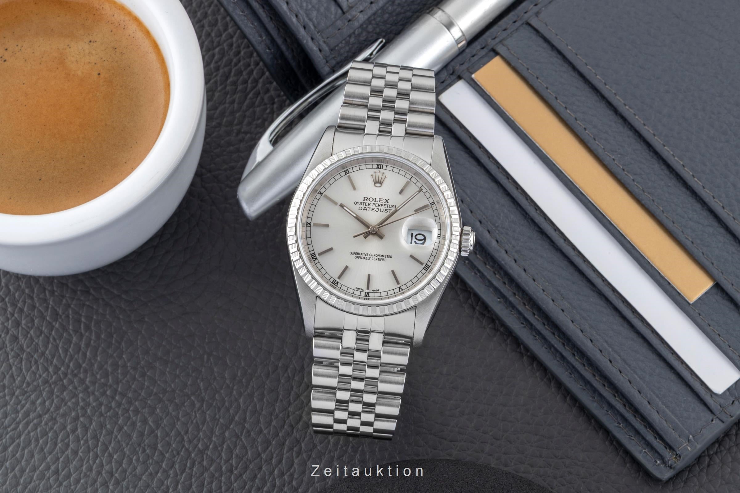 Rolex Datejust steel automatic men's watch 16220  [2601447]