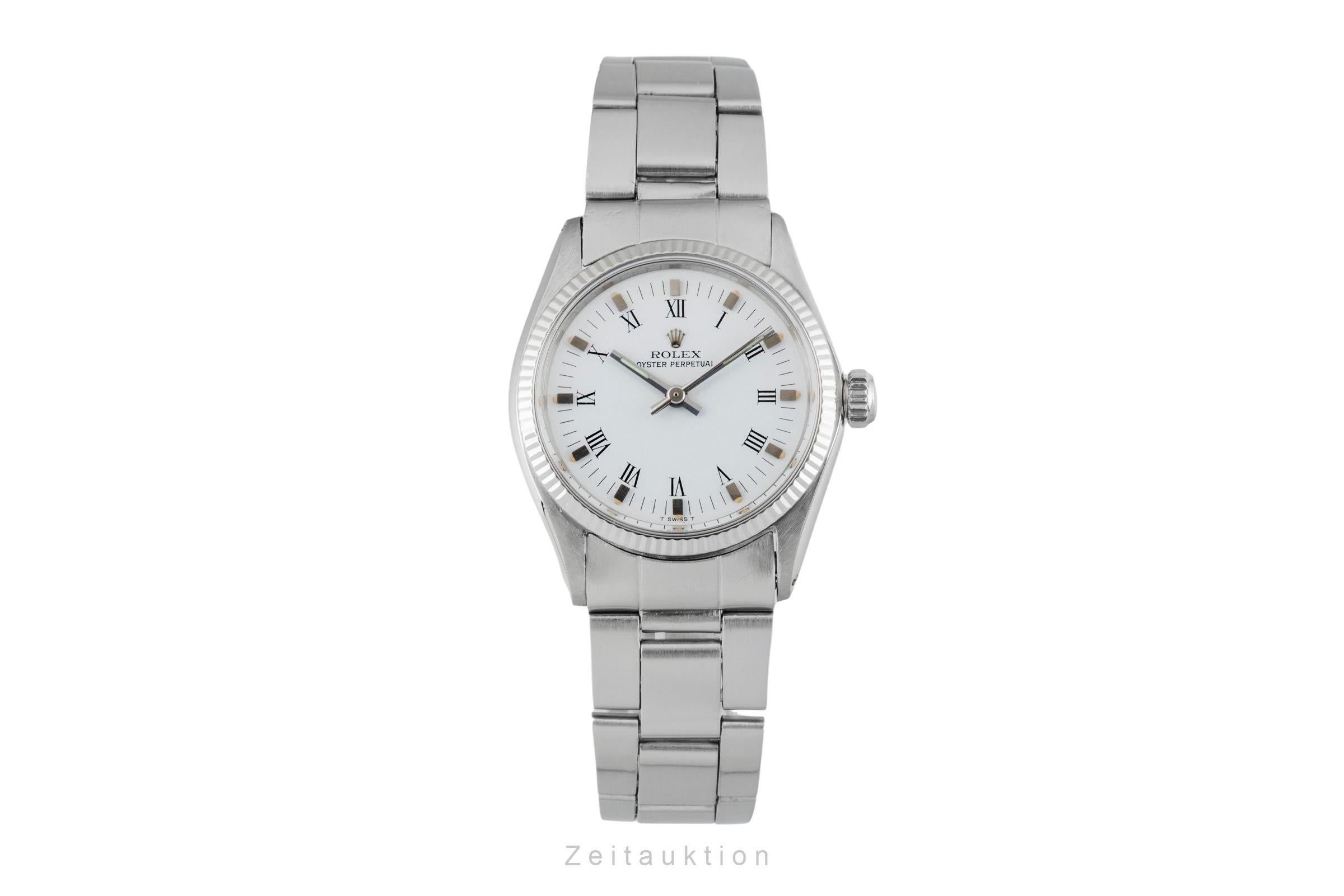Rolex Oyster Perpetual acciaio / oro bianco automatismo unisex 6751 Vintage  [2601448]