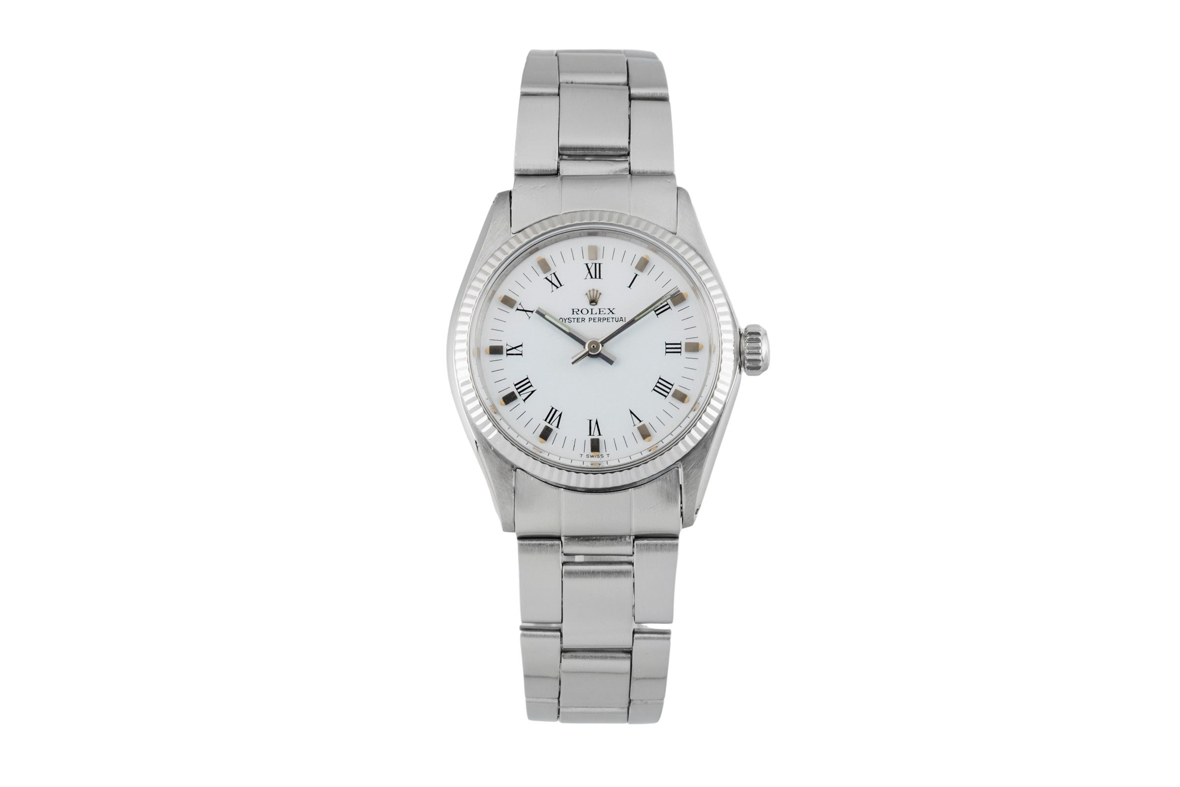Rolex Oyster Perpetual steel / white gold automatic unisex 6751 Vintage  [2601448]