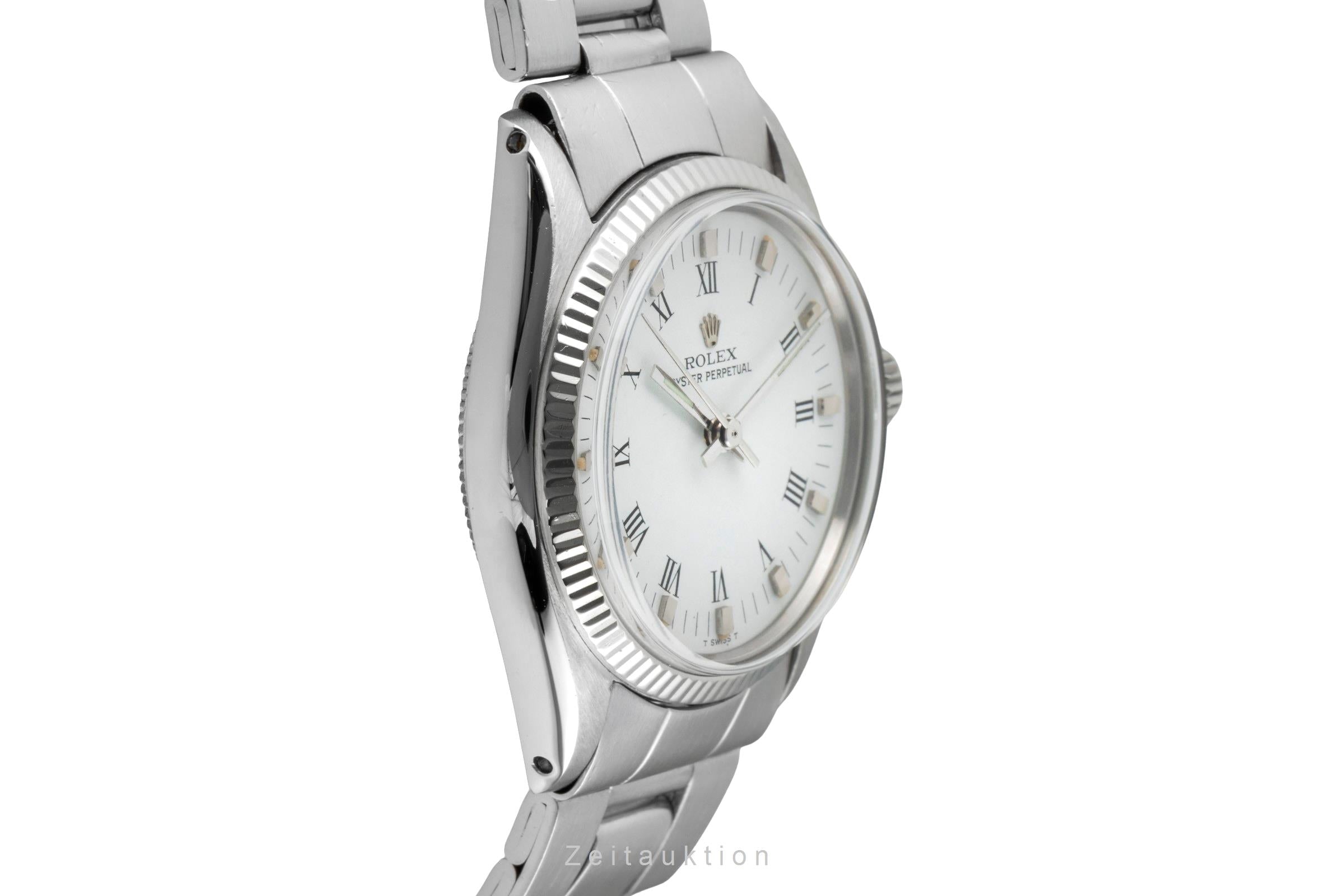 Rolex Oyster Perpetual acciaio / oro bianco automatismo unisex 6751 Vintage  [2601448]
