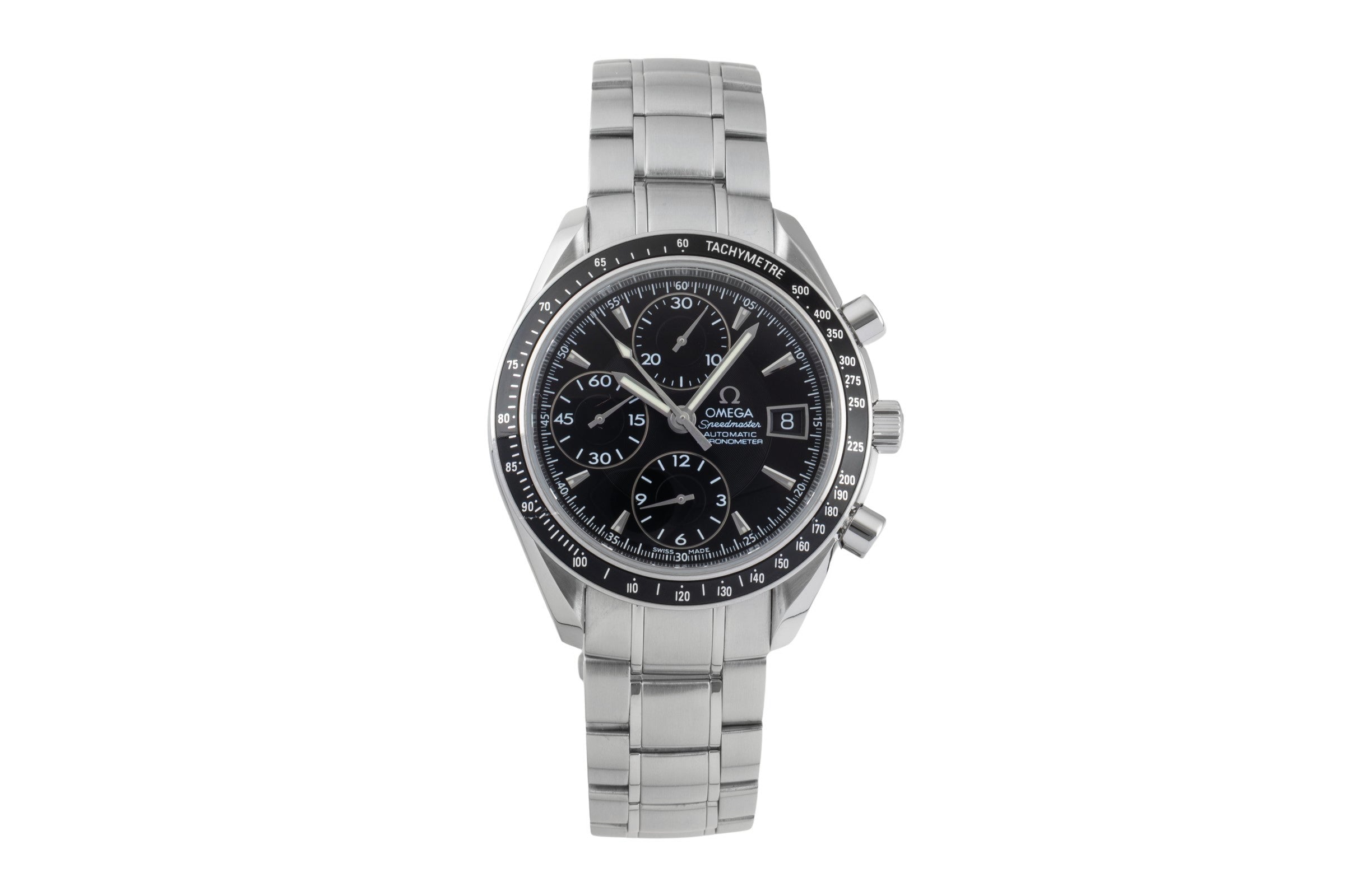Omega Speedmaster Date chronograph steel automatic men's watch 3210.50.00  [2601457]