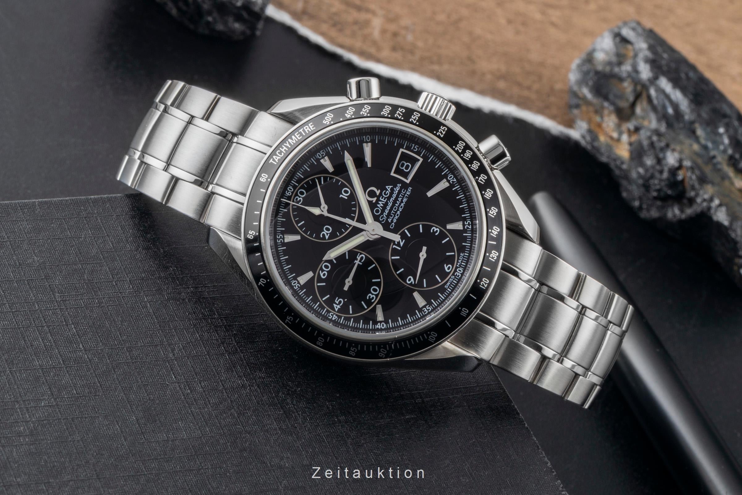 Omega Speedmaster Date chronograph steel automatic men's watch 3210.50.00  [2601457]