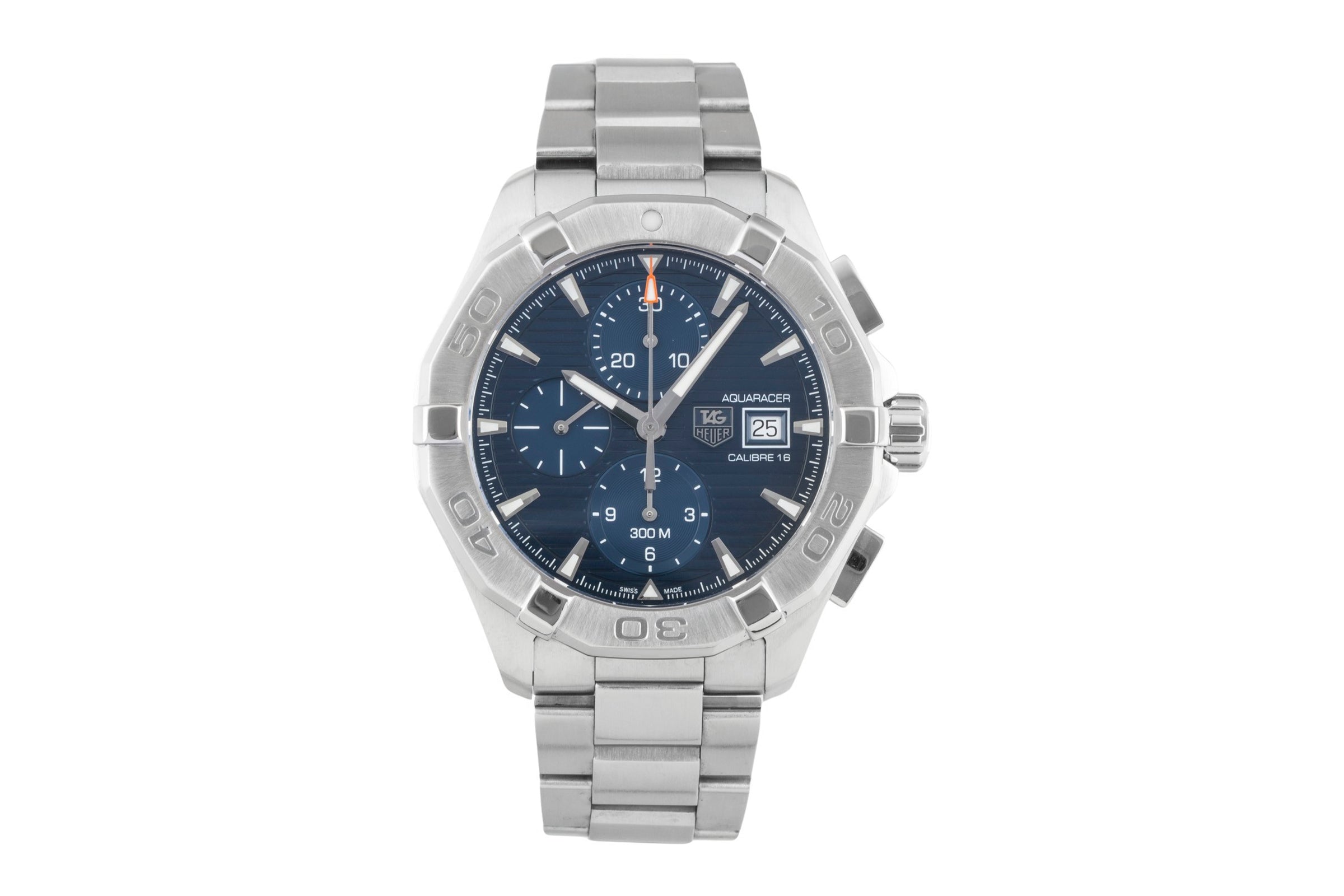Tag Heuer Aquaracer chronograph steel automatic men's watch CAY2112-2  [2601458]