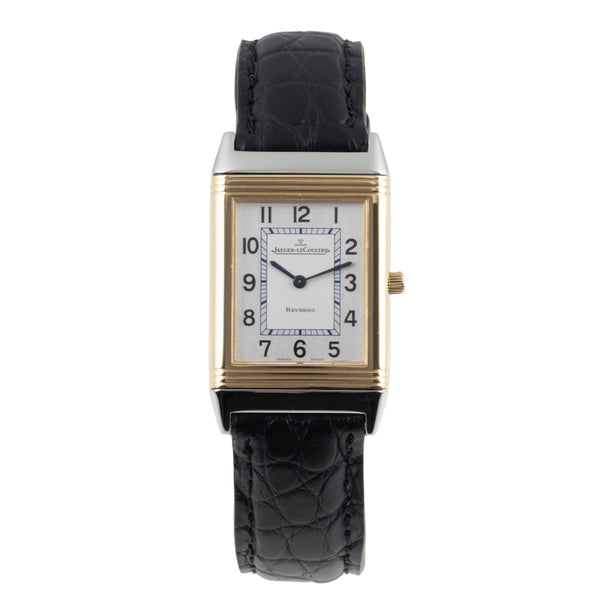 Jaeger LeCoultre Reverso acciaio / oro quarzo orologio da donna Q2515420  , 250.5.08  [2601460]