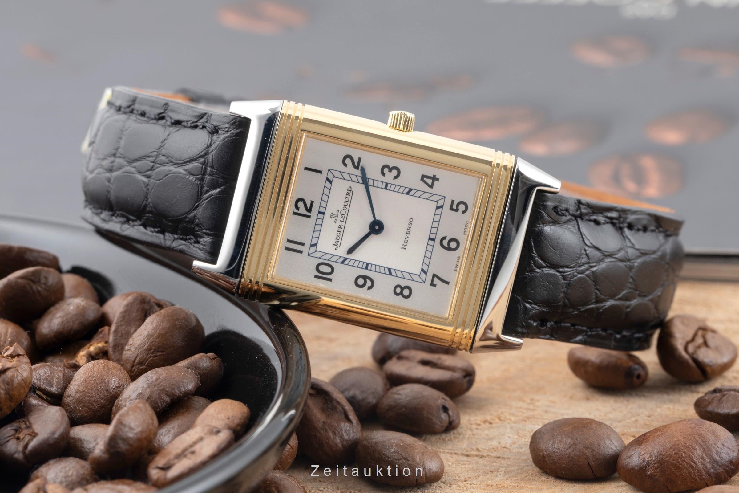 Jaeger LeCoultre Reverso acciaio / oro quarzo orologio da donna Q2515420  , 250.5.08  [2601460]