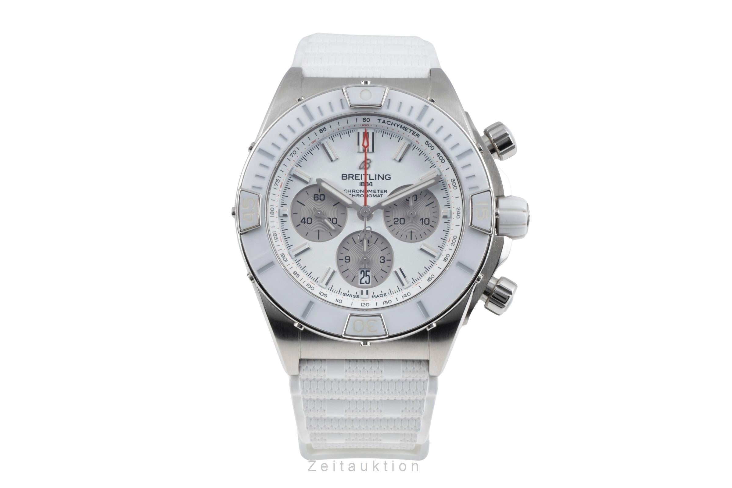 Breitling Chronomat chronographe acier automatique montre pour hommes AB0136A71A1S1 LP: 10000EUR  [2601463]
