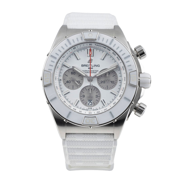 Breitling Chronomat chronographe acier automatique montre pour hommes AB0136A71A1S1 LP: 10000EUR  [2601463]