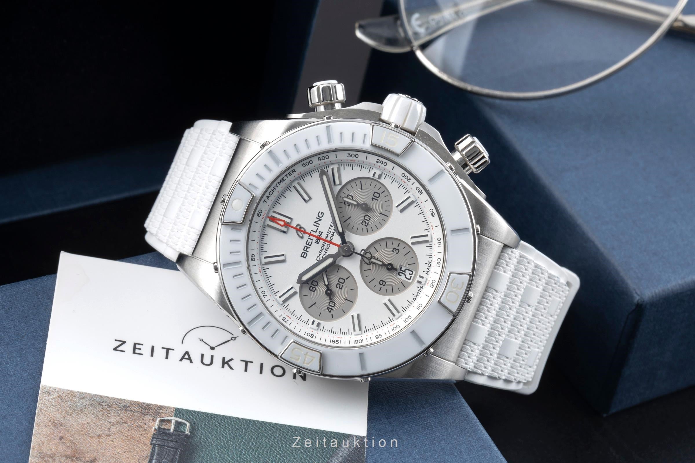 Breitling Chronomat chronographe acier automatique montre pour hommes AB0136A71A1S1 LP: 10000EUR  [2601463]