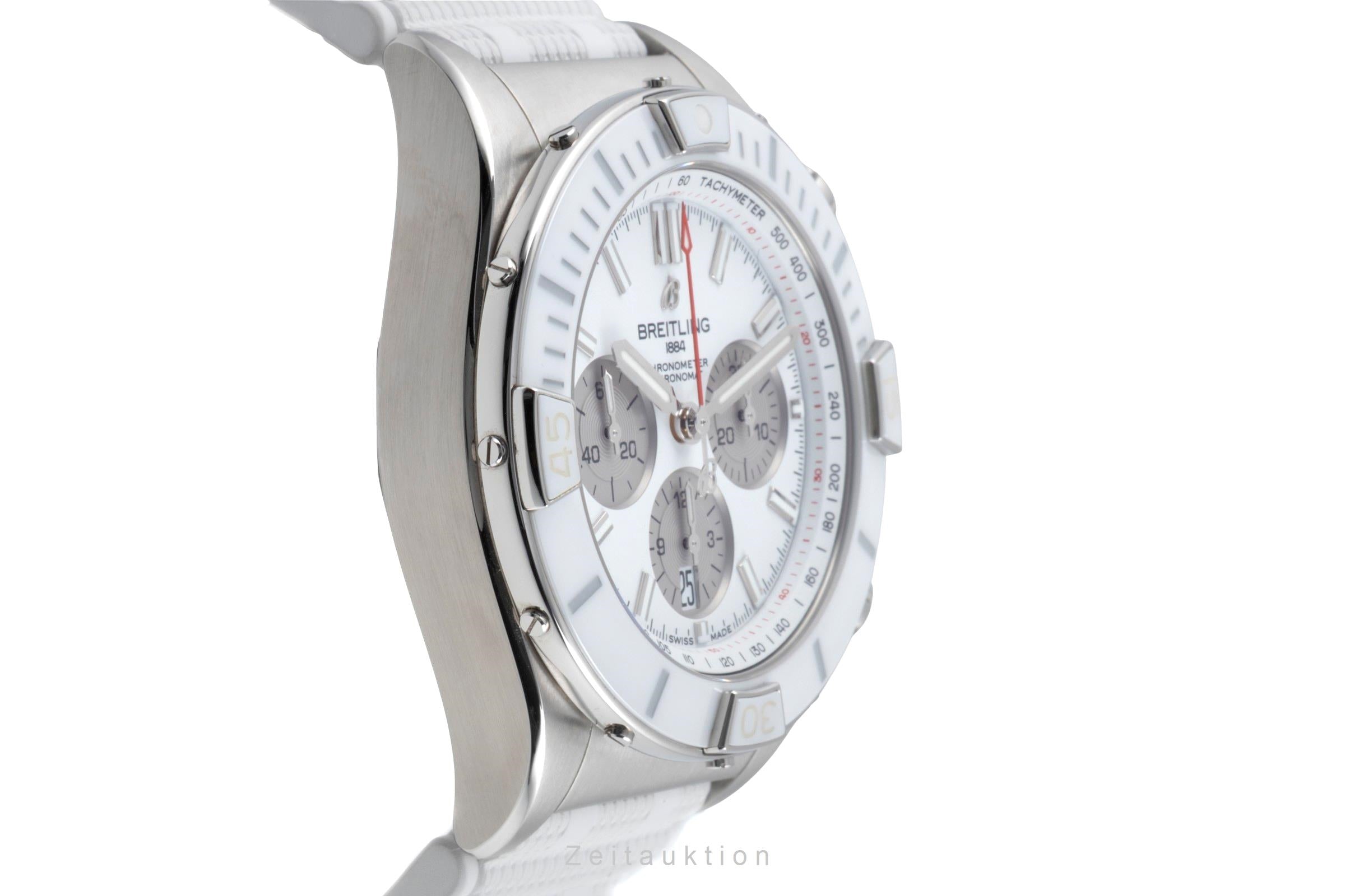 Breitling Chronomat chronographe acier automatique montre pour hommes AB0136A71A1S1 LP: 10000EUR  [2601463]