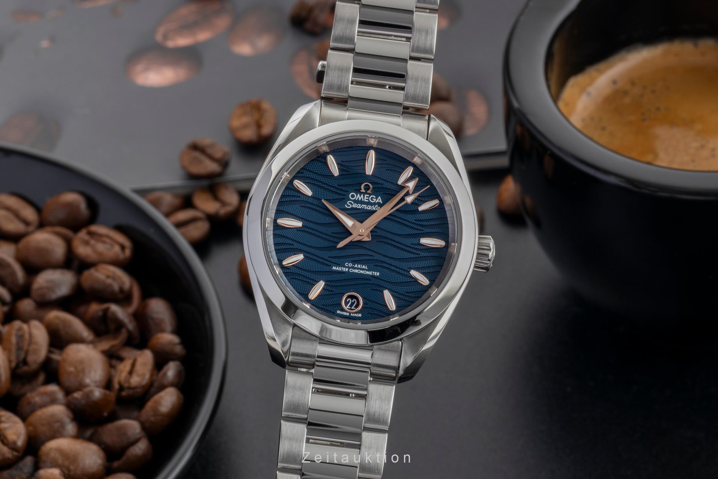 Omega Seamaster Aqua Terra Stahl Automatik Damenuhr Ref. 220.10.34.20.03.001 B&P [2601465]