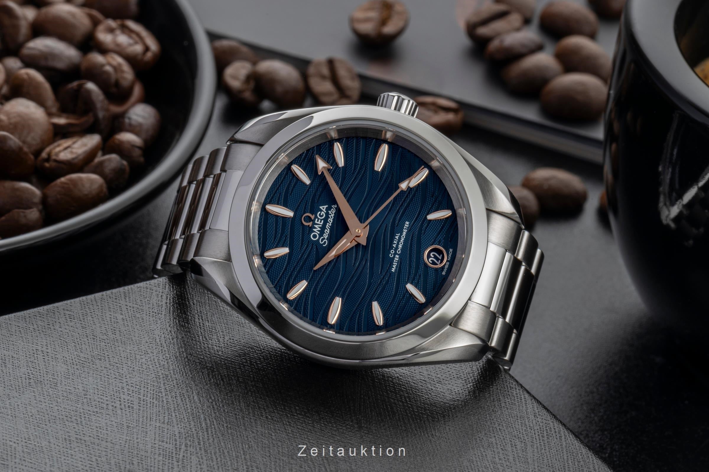 Omega Seamaster acier automatique montre pour femmes 220.10.34.20.03.001 LP: 6800EUR  [2601465]