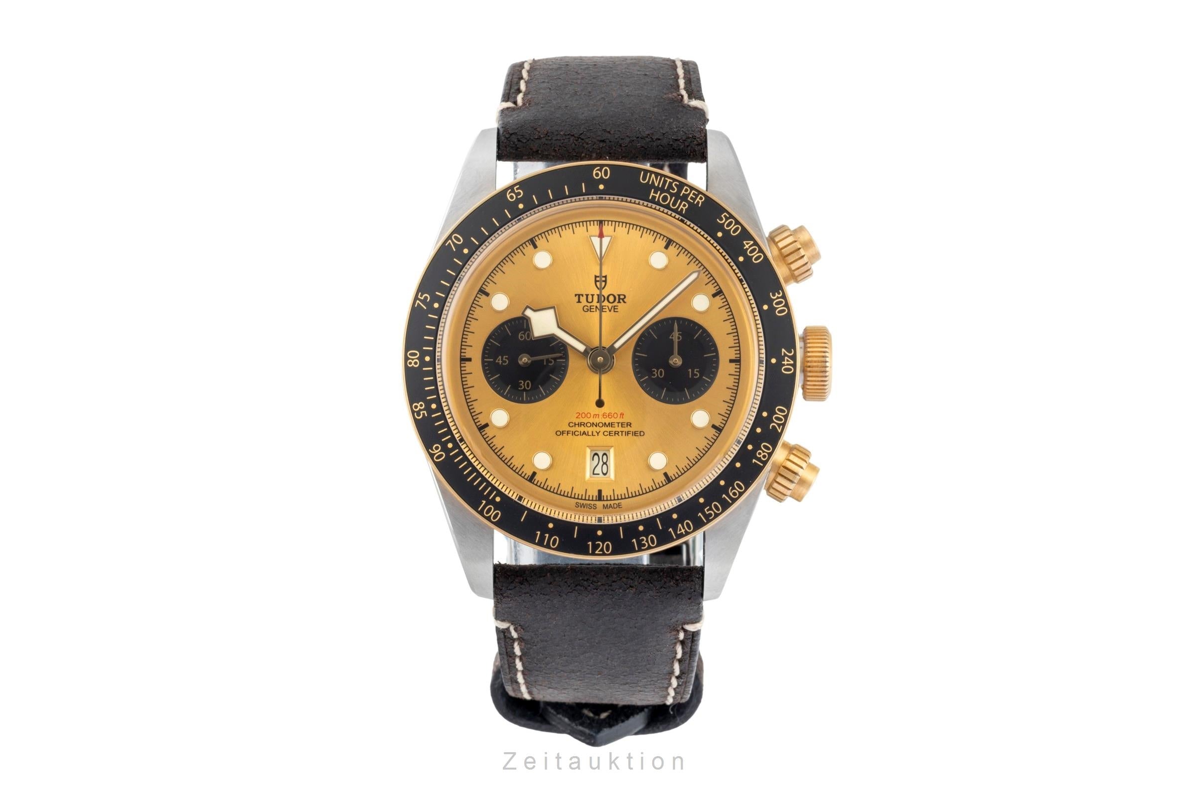 Tudor Heritage Black Bay chronograph steel / gold automatic men's watch 79363N LP: 6790EUR  [2601468]