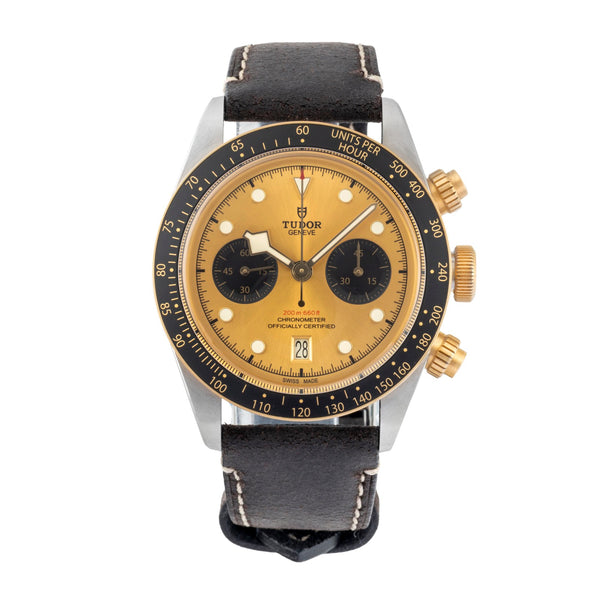 Tudor Heritage Black Bay chronograph steel / gold automatic men's watch 79363N LP: 6790EUR  [2601468]