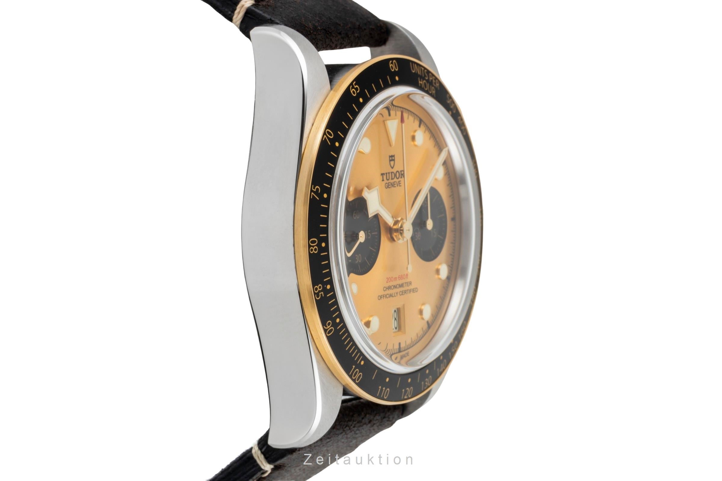Tudor Heritage Black Bay chronograph steel / gold automatic men's watch 79363N LP: 6790EUR  [2601468]