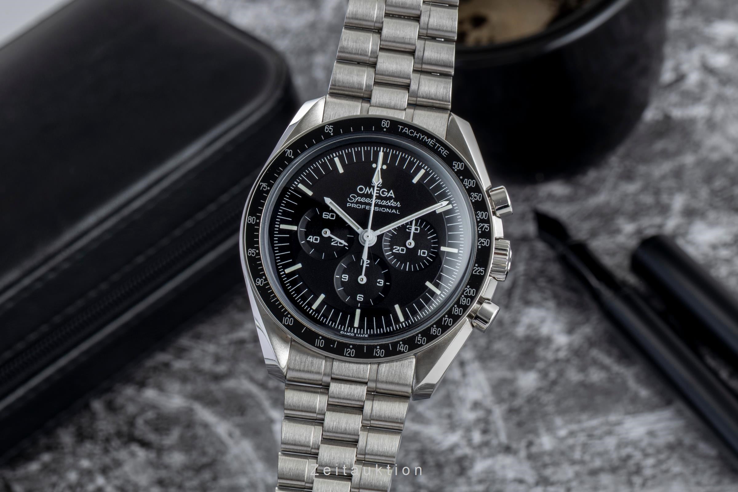 Omega Speedmaster Moonwatch chronograph steel manual winding men's watch 310.30.42.50.01.001 LP: 7600EUR  [2601472]