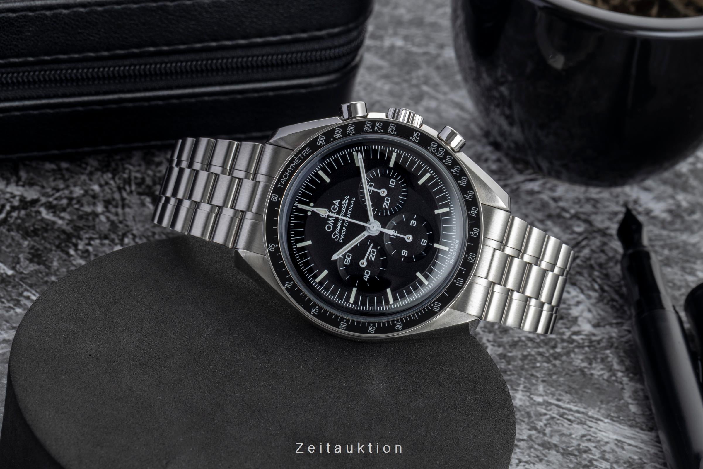 Omega Speedmaster Moonwatch cronógrafo acero cuerda manual reloj para caballeros 310.30.42.50.01.001 LP: 7600EUR  [2601472]