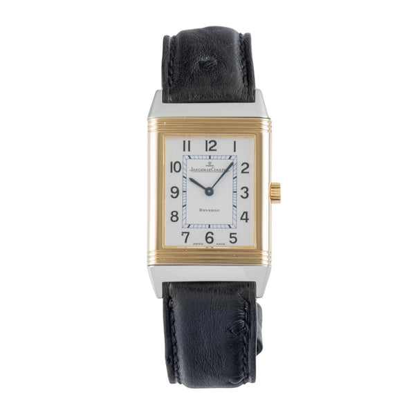 Jaeger LeCoultre Reverso acciaio / oro carica manuale orologio da donna Q250541F  [2601474]