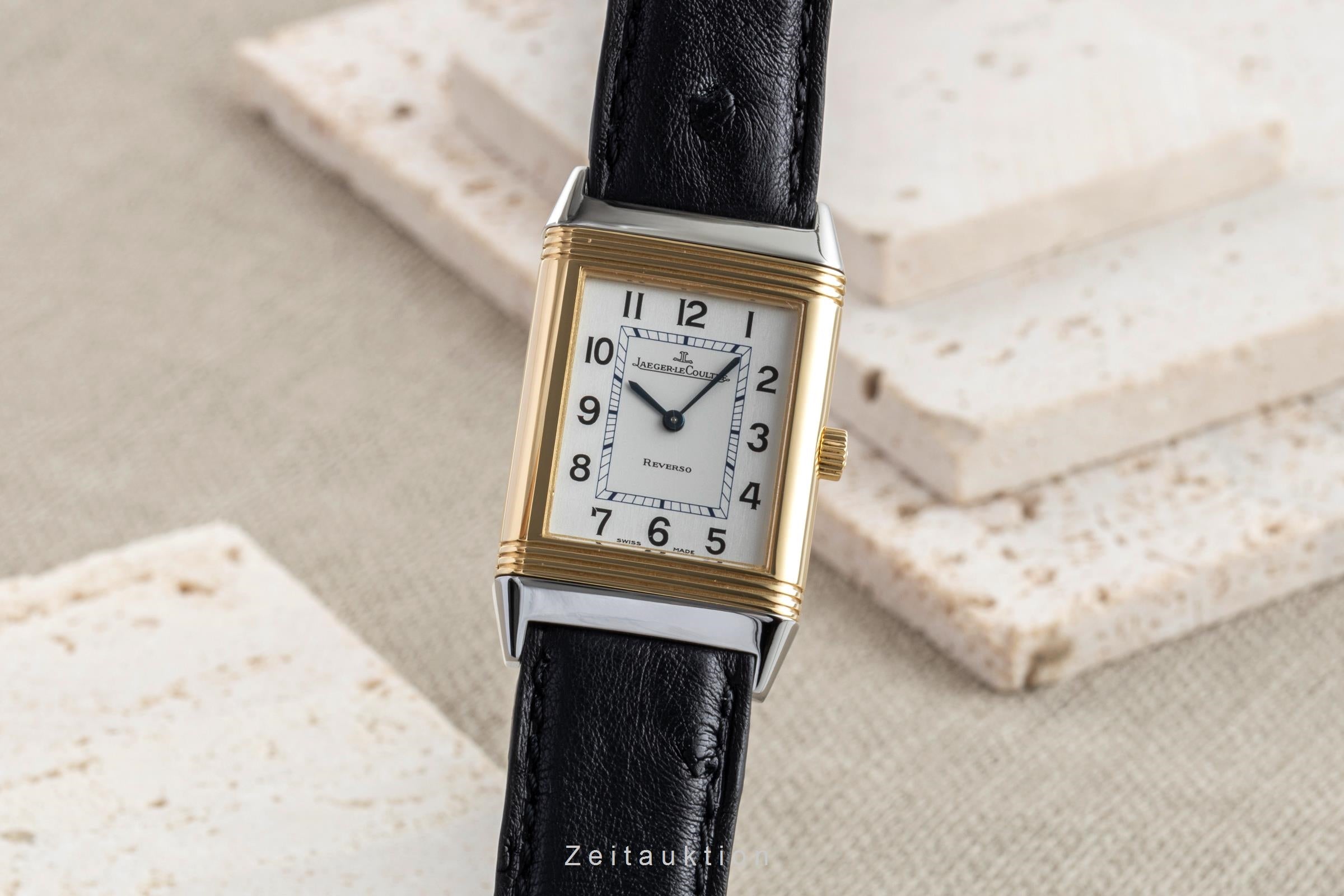 Jaeger LeCoultre Reverso acero / oro cuerda manual reloj para damas  Q250541F  [2601474]
