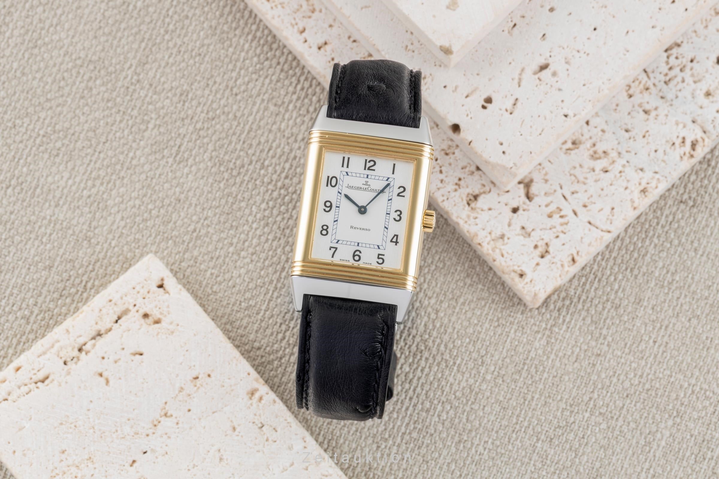 Jaeger LeCoultre Reverso acciaio / oro carica manuale orologio da donna Q250541F  [2601474]