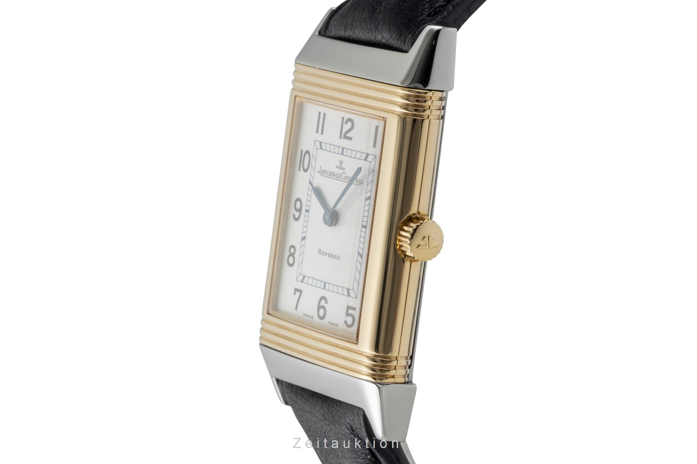 Jaeger LeCoultre Reverso acciaio / oro carica manuale orologio da donna Q250541F  [2601474]