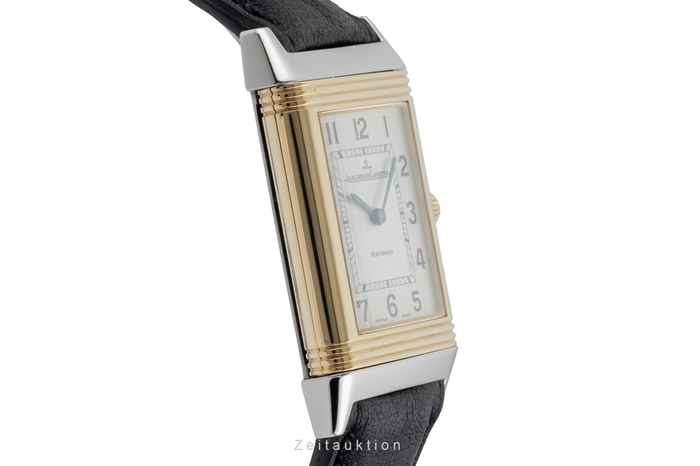 Jaeger LeCoultre Reverso acciaio / oro carica manuale orologio da donna Q250541F  [2601474]