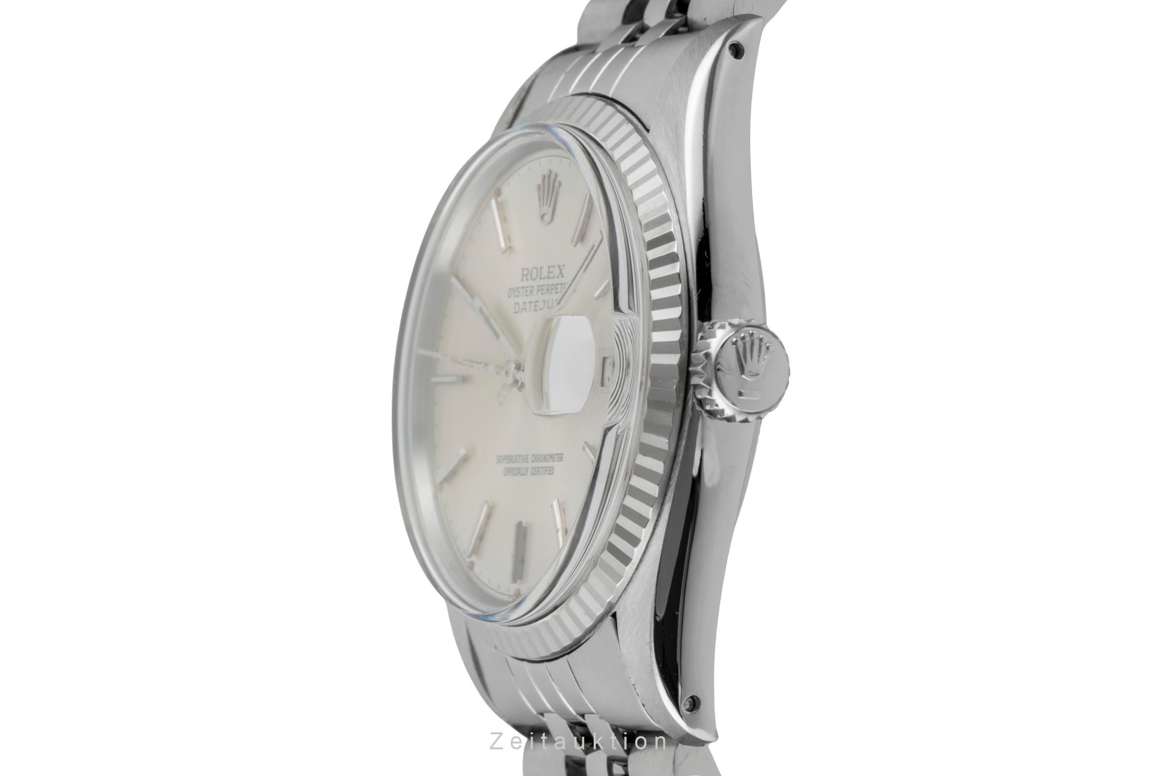 Rolex Datejust steel / white gold automatic men's watch 16014 Vintage  [2601476]