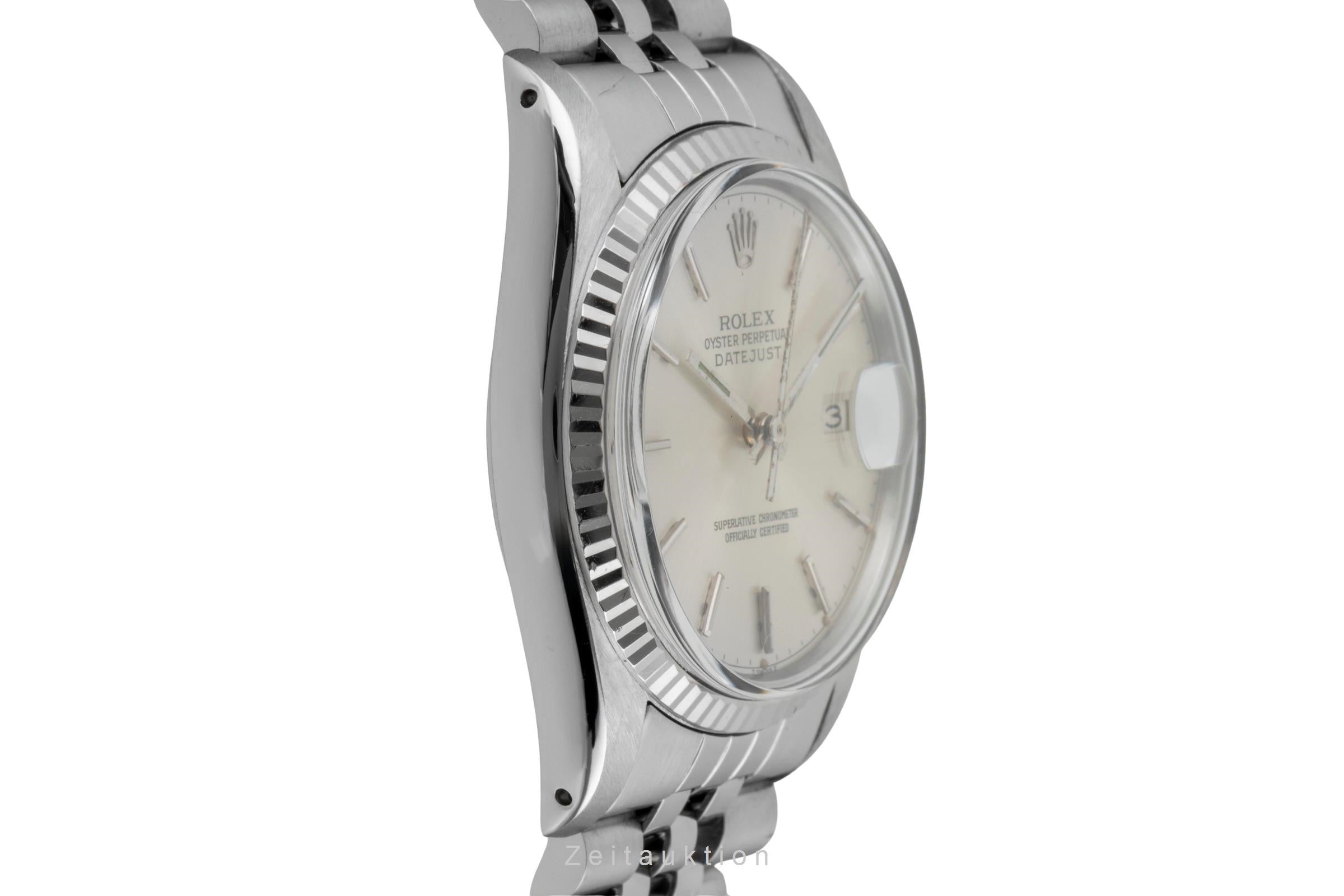 Rolex Datejust steel / white gold automatic men's watch 16014 Vintage  [2601476]