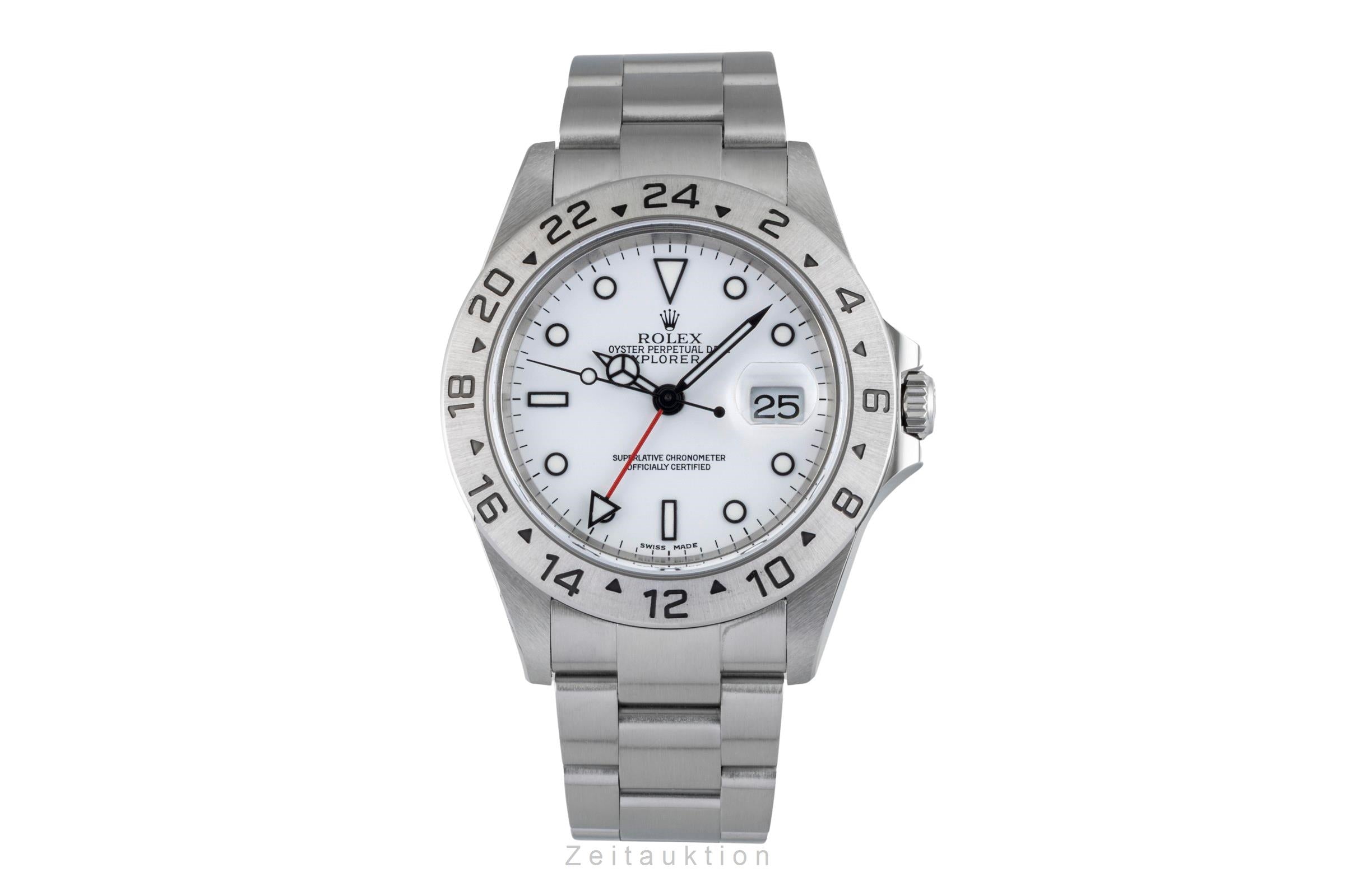 Rolex Explorer II steel automatic men's watch 16570  [2601478]