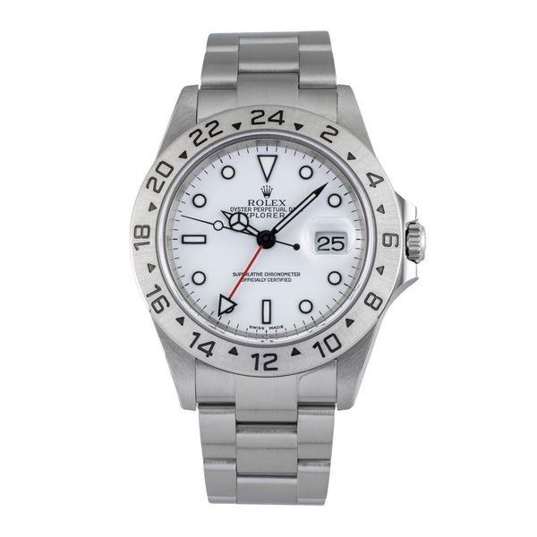 Rolex Explorer II steel automatic men's watch 16570  [2601478]