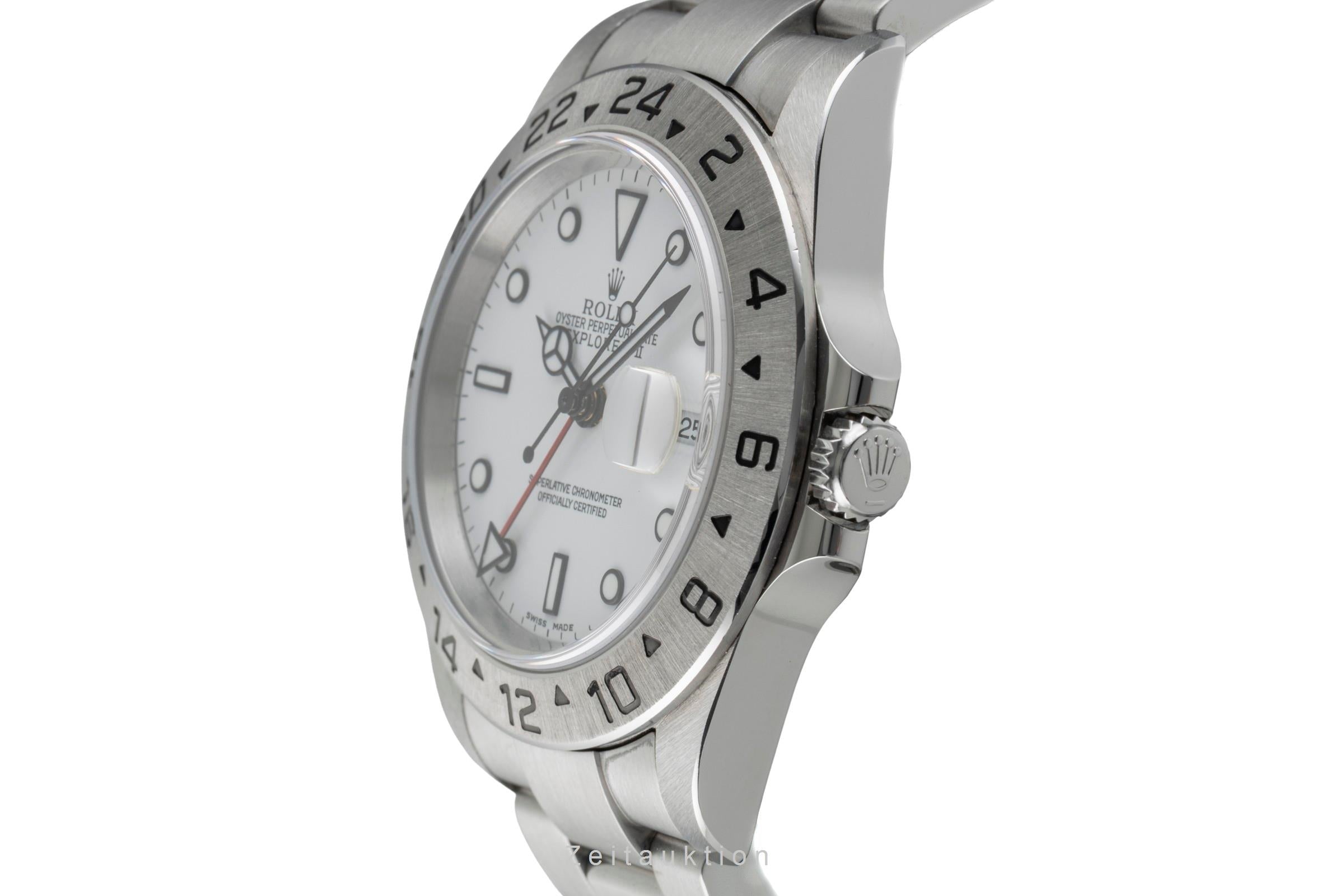 Rolex Explorer II steel automatic men's watch 16570  [2601478]