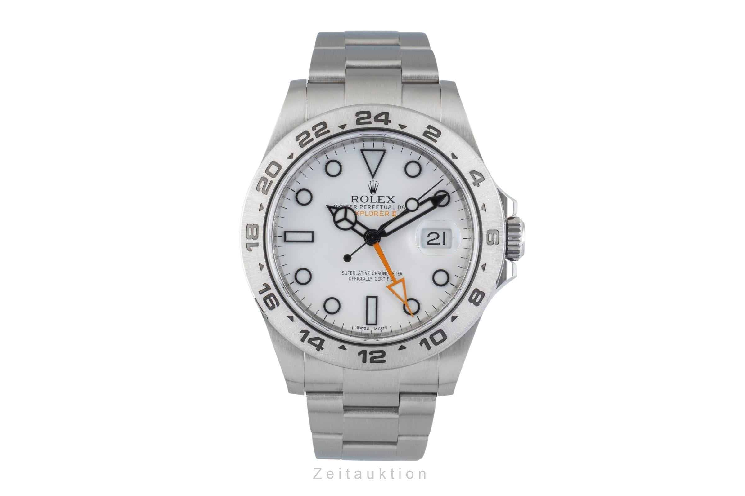 Rolex Explorer II acero automático reloj para caballeros 216570  [2601479]