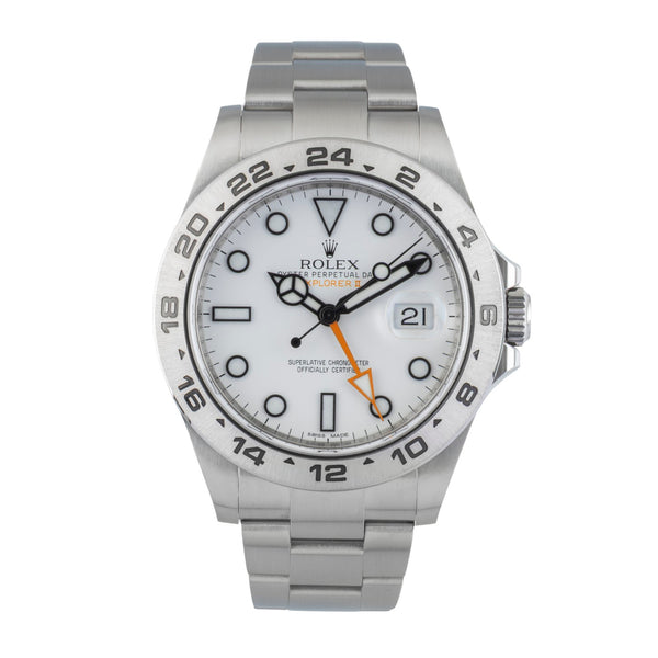 Rolex Explorer II acero automático reloj para caballeros 216570  [2601479]