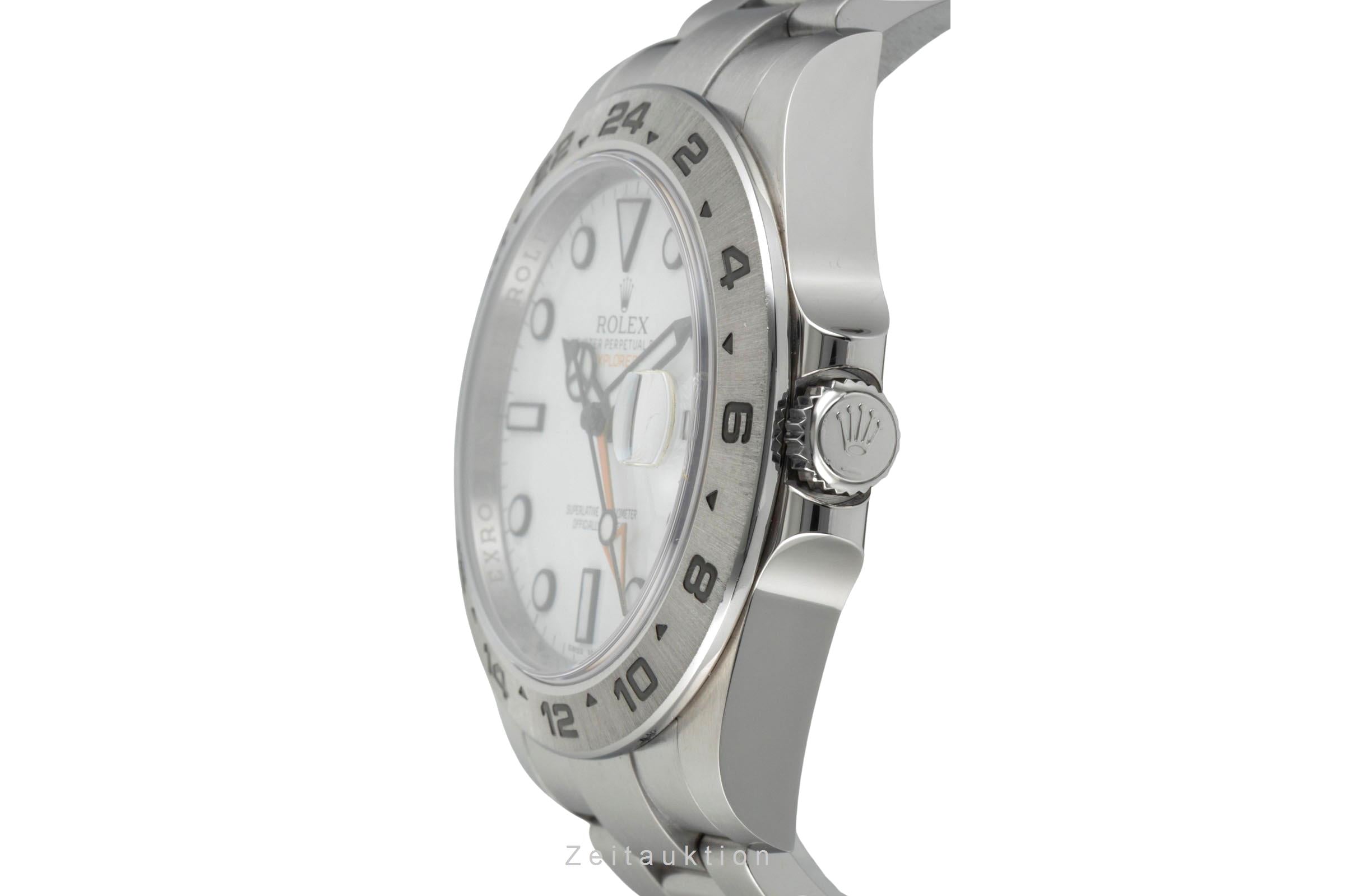 Rolex Explorer II acero automático reloj para caballeros 216570  [2601479]