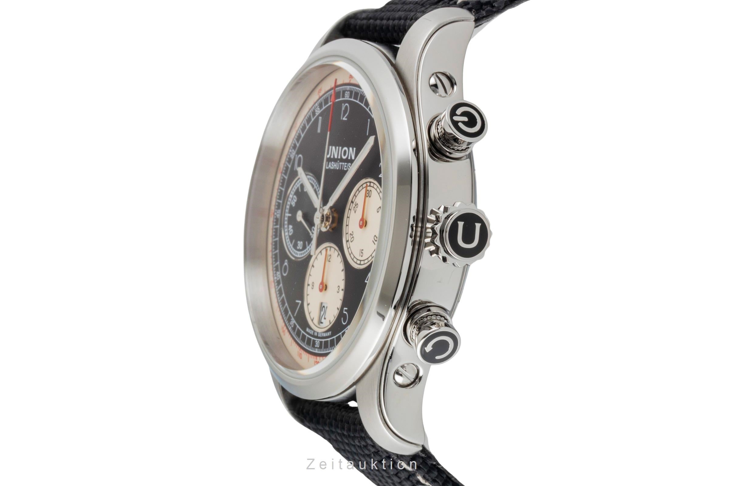 Union Glashütte Belisar chronograph steel automatic men's watch D009.427.16.052.00 LP: 2950EUR  [2601480]