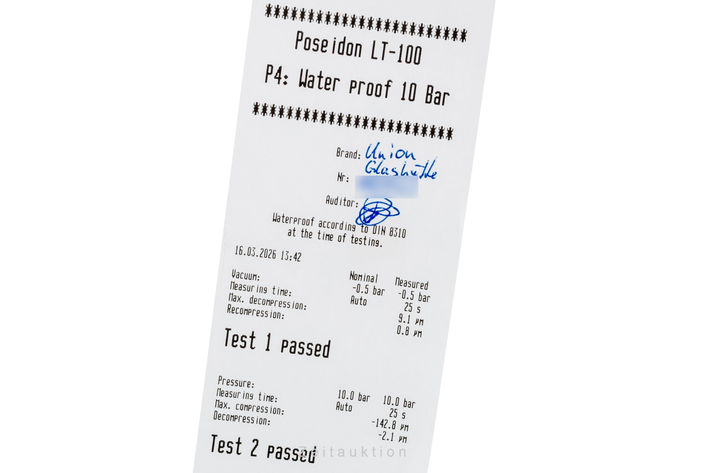 Union Glashütte Belisar chronograph steel automatic men's watch D009.427.16.052.00 LP: 2950EUR  [2601480]