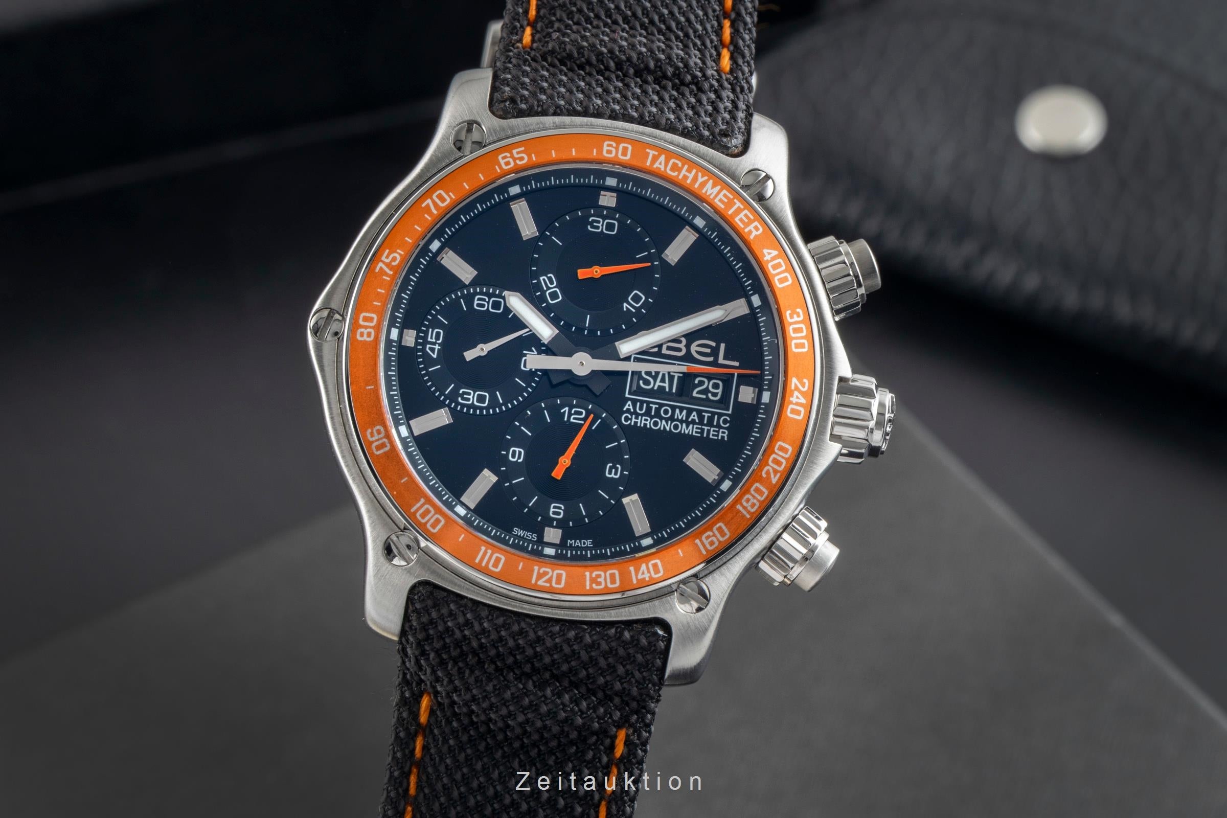 Ebel Discovery chronograph steel automatic men's watch E9750L62  , 1215889  [2601481]