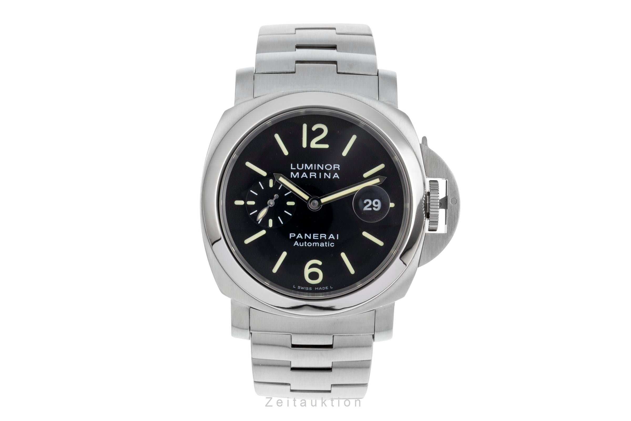 Panerai Luminor Marina acier automatique montre pour hommes PAM00299 LP: 10200EUR  [2601482]