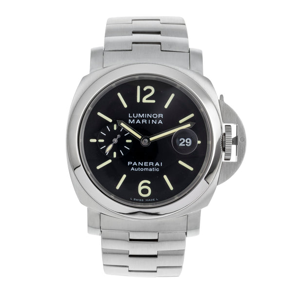 Panerai Luminor Marina acier automatique montre pour hommes PAM00299 LP: 10200EUR  [2601482]