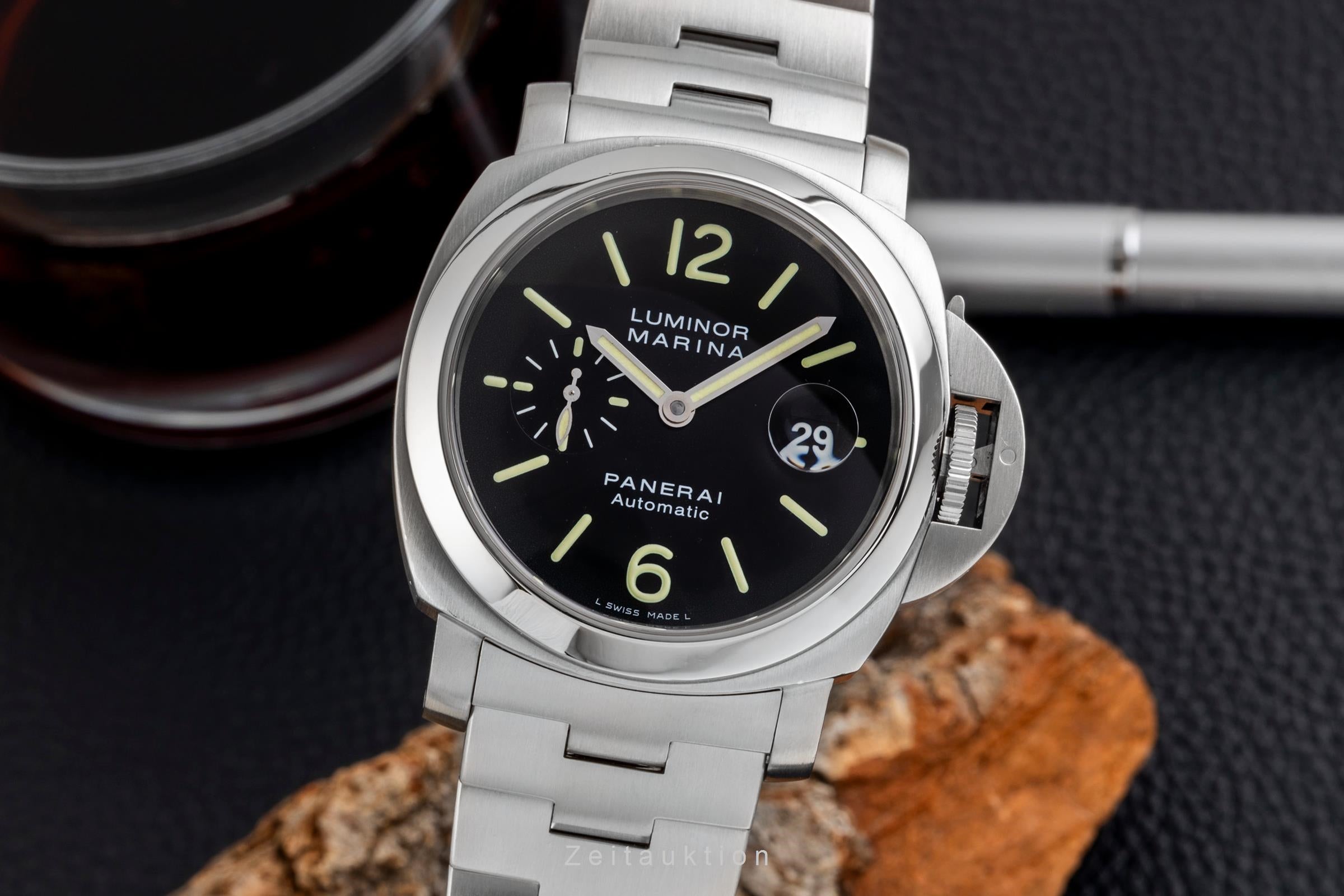 Panerai Luminor Marina acero automático reloj para caballeros PAM00299 LP: 10200EUR  [2601482]