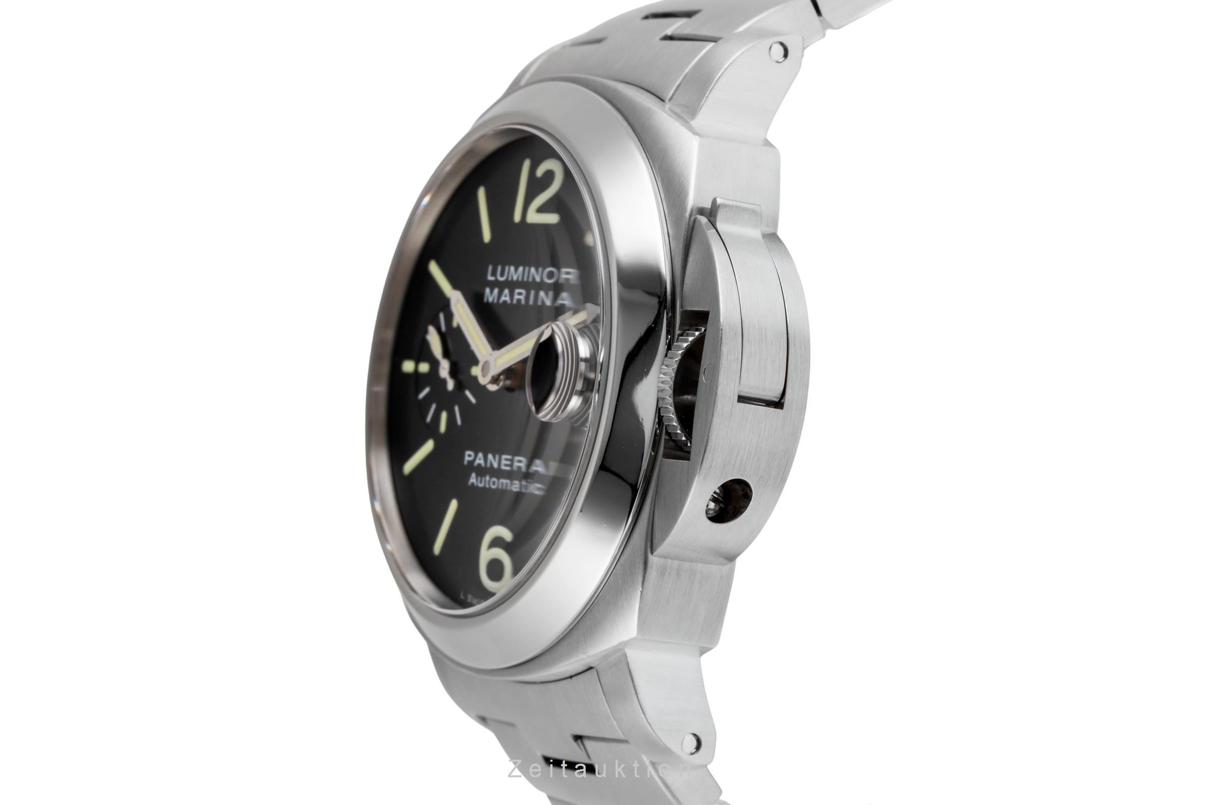 Panerai Luminor Marina acier automatique montre pour hommes PAM00299 LP: 10200EUR  [2601482]