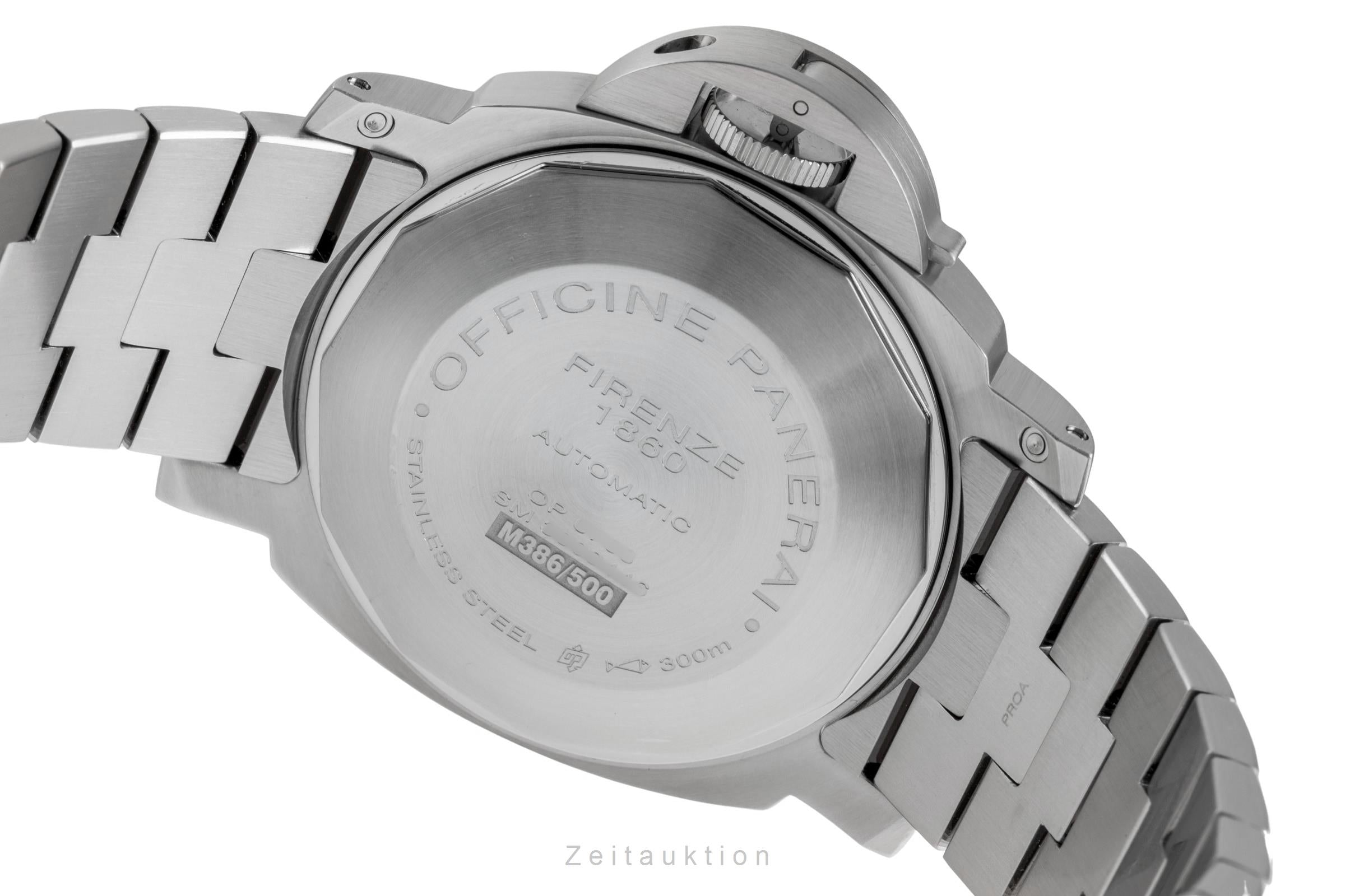 Panerai Luminor Marina acier automatique montre pour hommes PAM00299 LP: 10200EUR  [2601482]